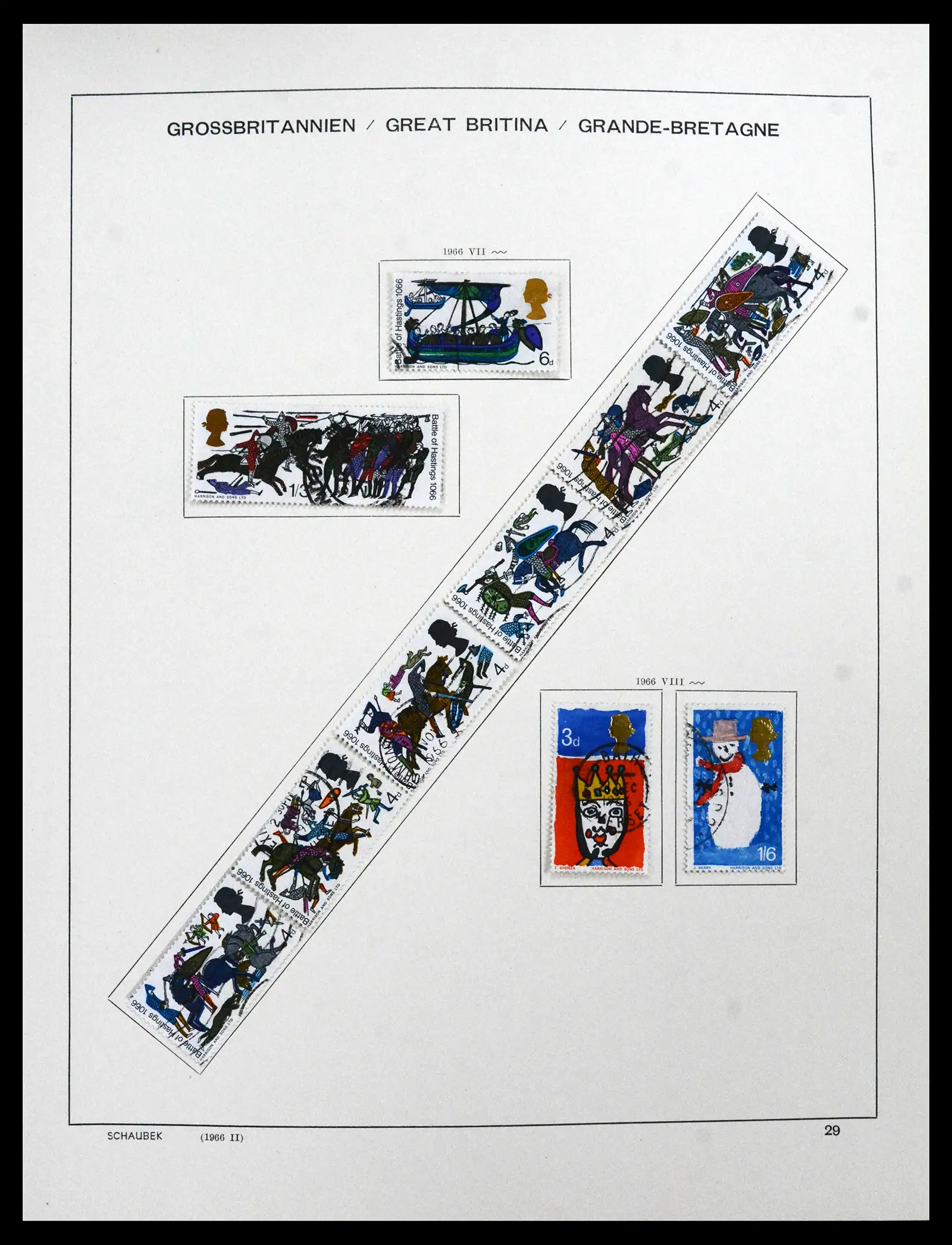 41867 0042 - Stamp collection 41867 Great Britain 1840-1981.