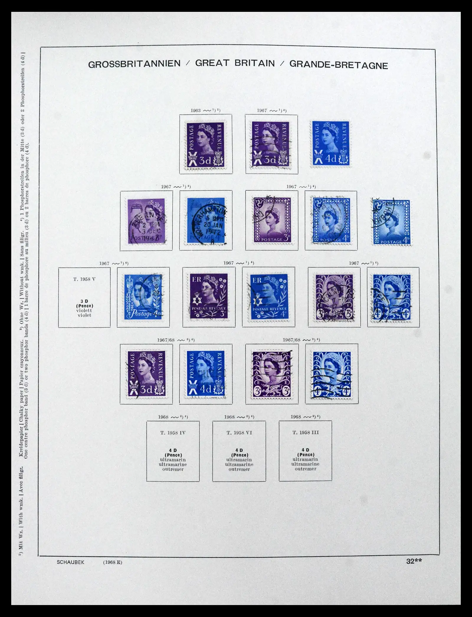 41867 0048 - Stamp collection 41867 Great Britain 1840-1981.