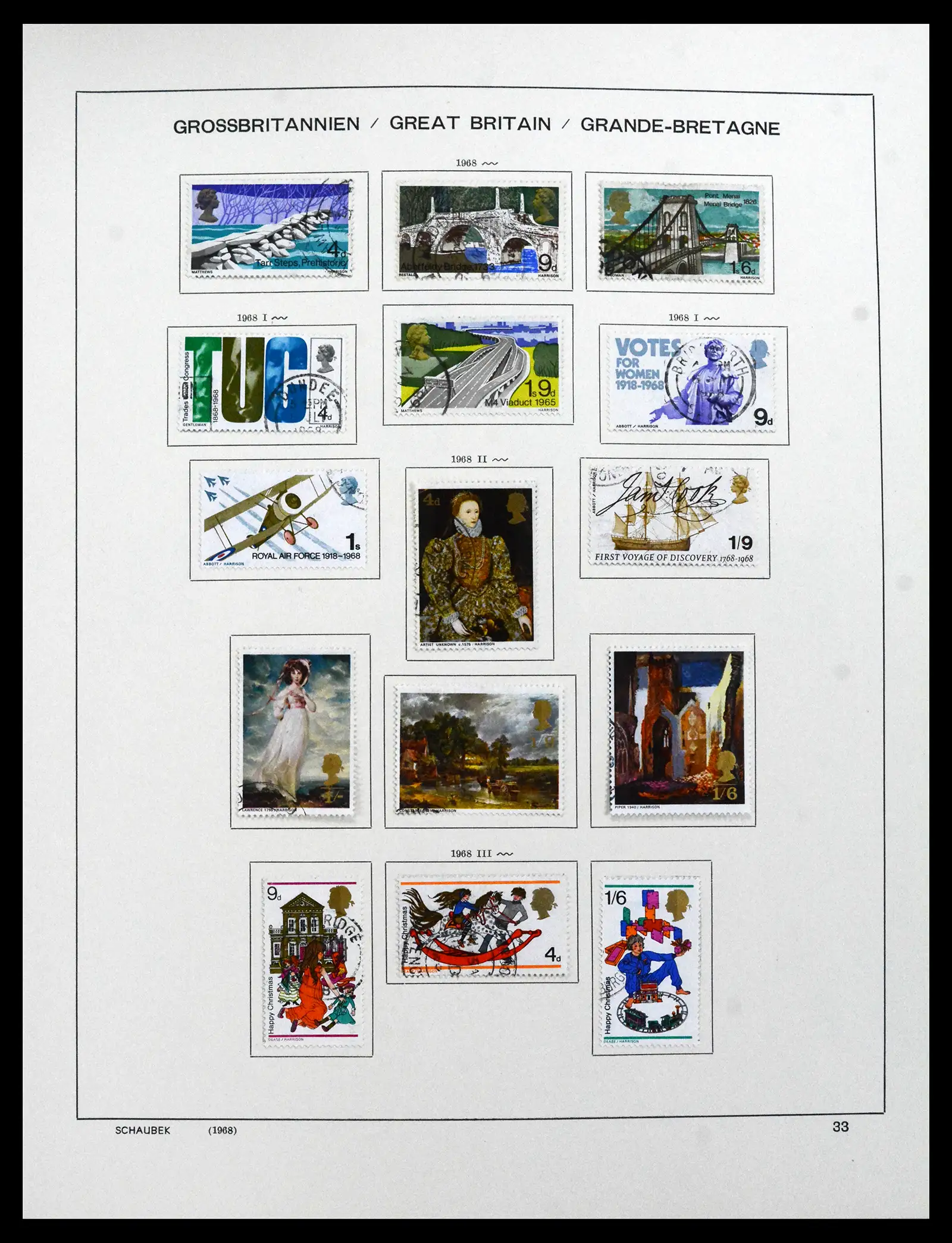 41867 0049 - Stamp collection 41867 Great Britain 1840-1981.