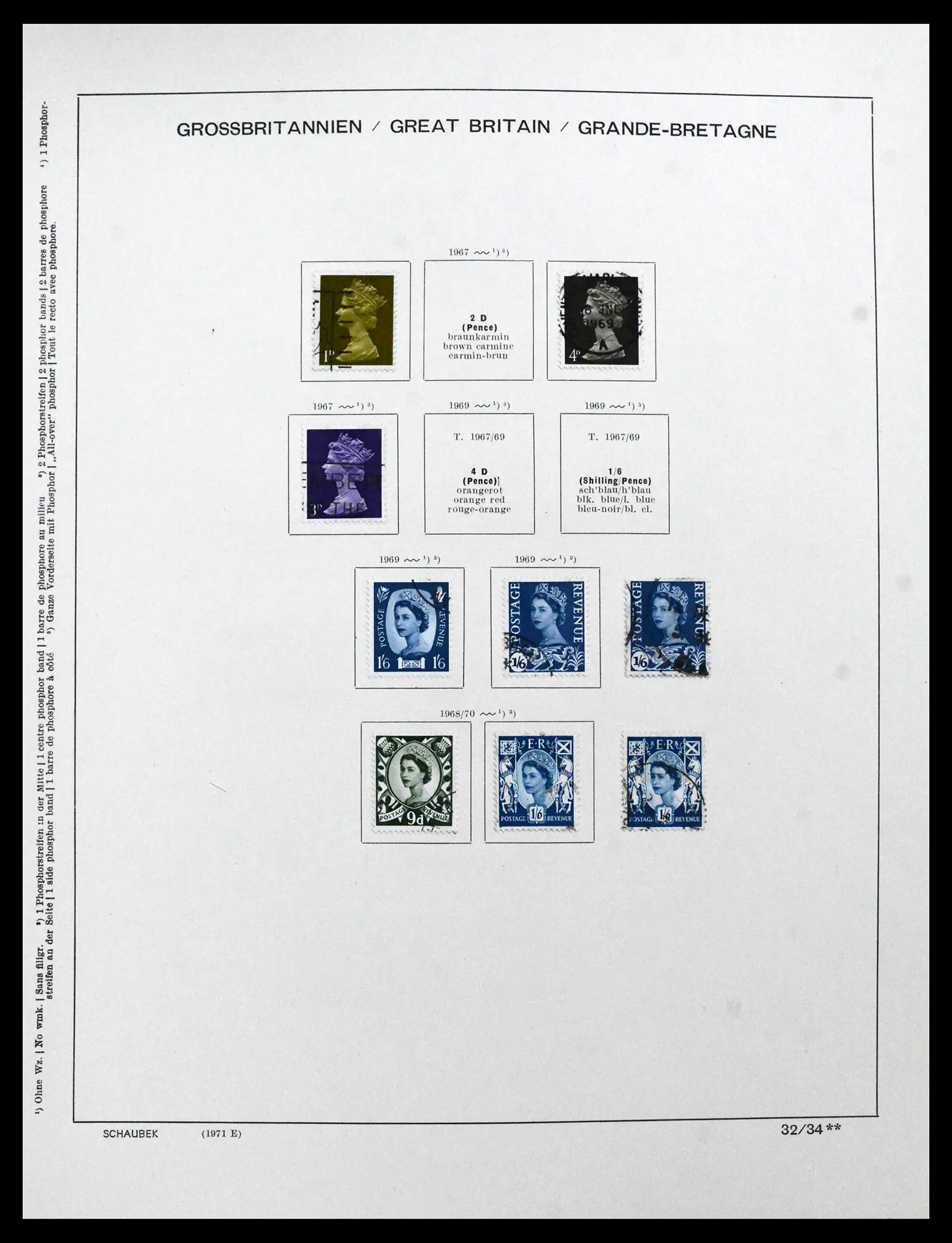 41867 0051 - Stamp collection 41867 Great Britain 1840-1981.