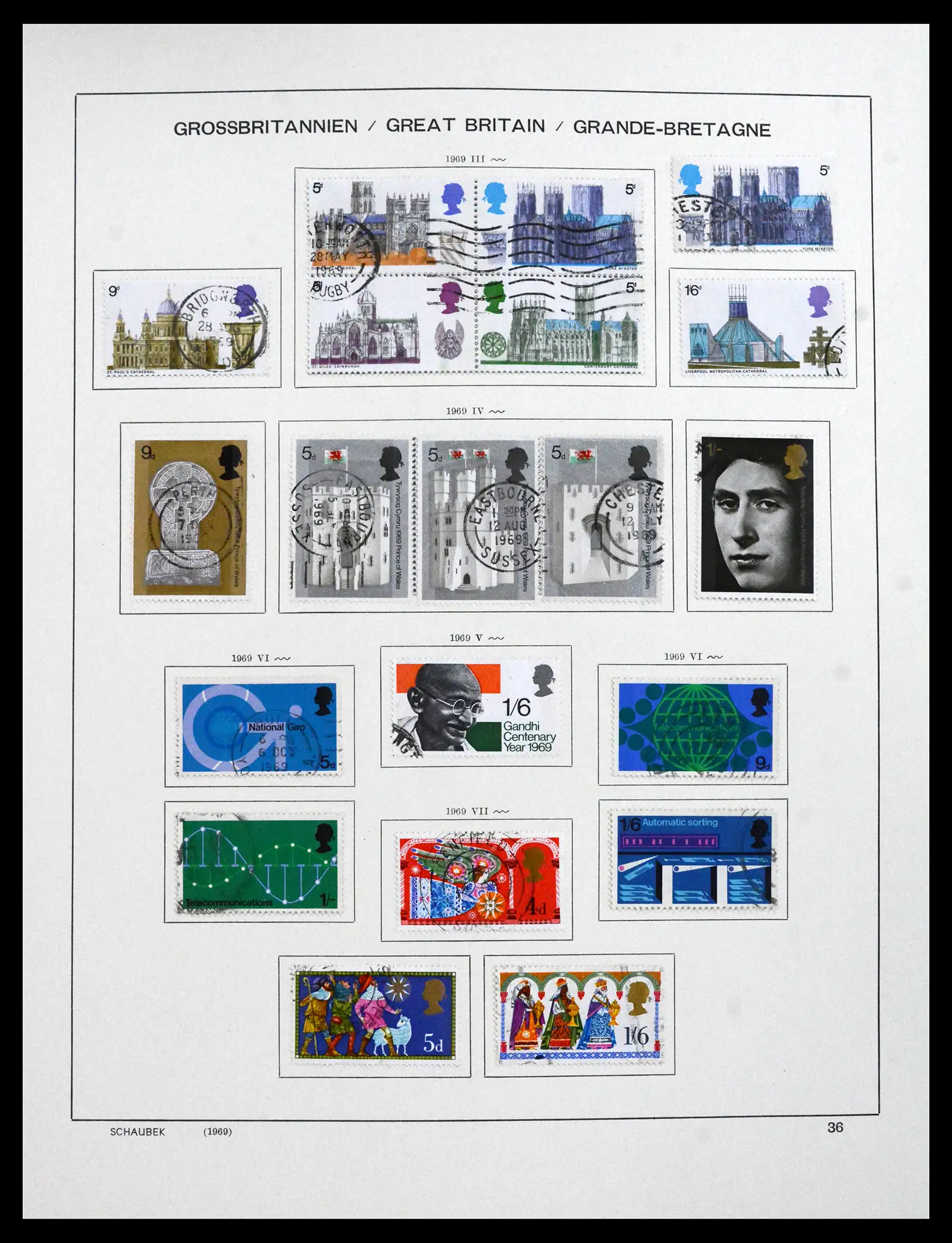 41867 0053 - Stamp collection 41867 Great Britain 1840-1981.