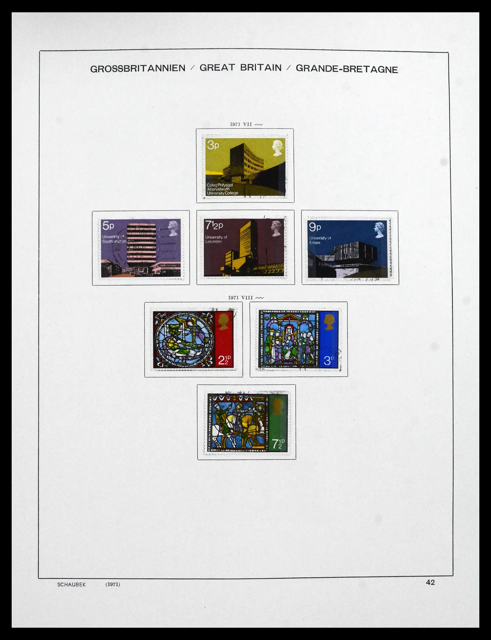 41867 0059 - Stamp collection 41867 Great Britain 1840-1981.