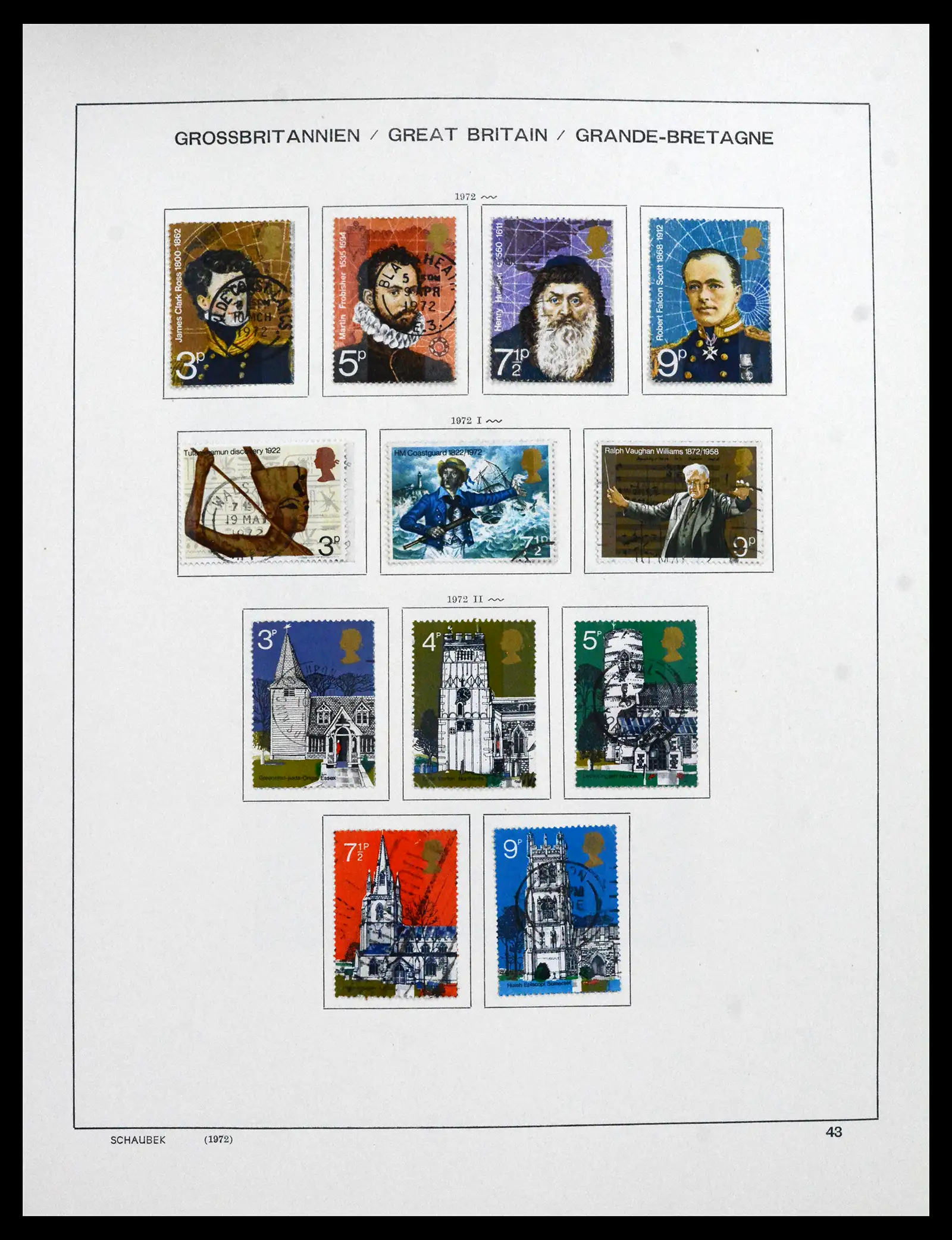 41867 0060 - Stamp collection 41867 Great Britain 1840-1981.