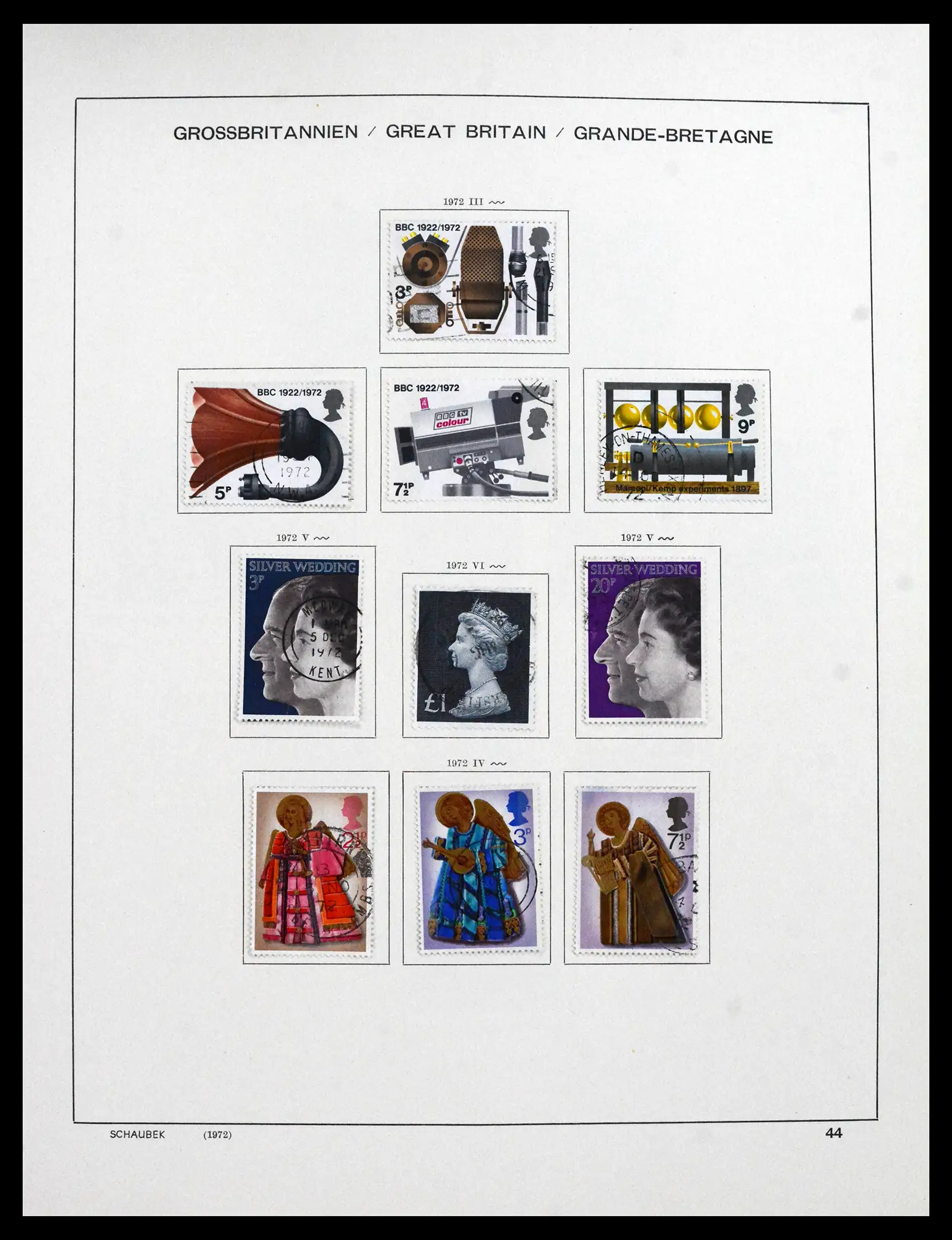 41867 0061 - Stamp collection 41867 Great Britain 1840-1981.