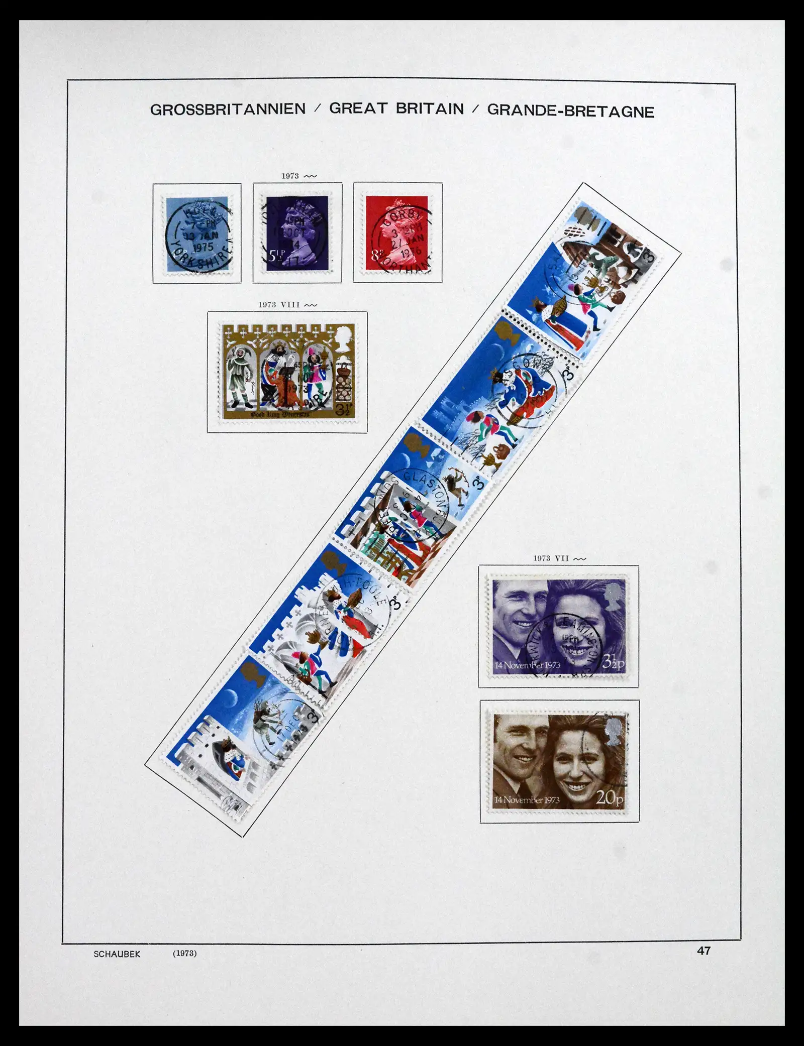 41867 0064 - Stamp collection 41867 Great Britain 1840-1981.