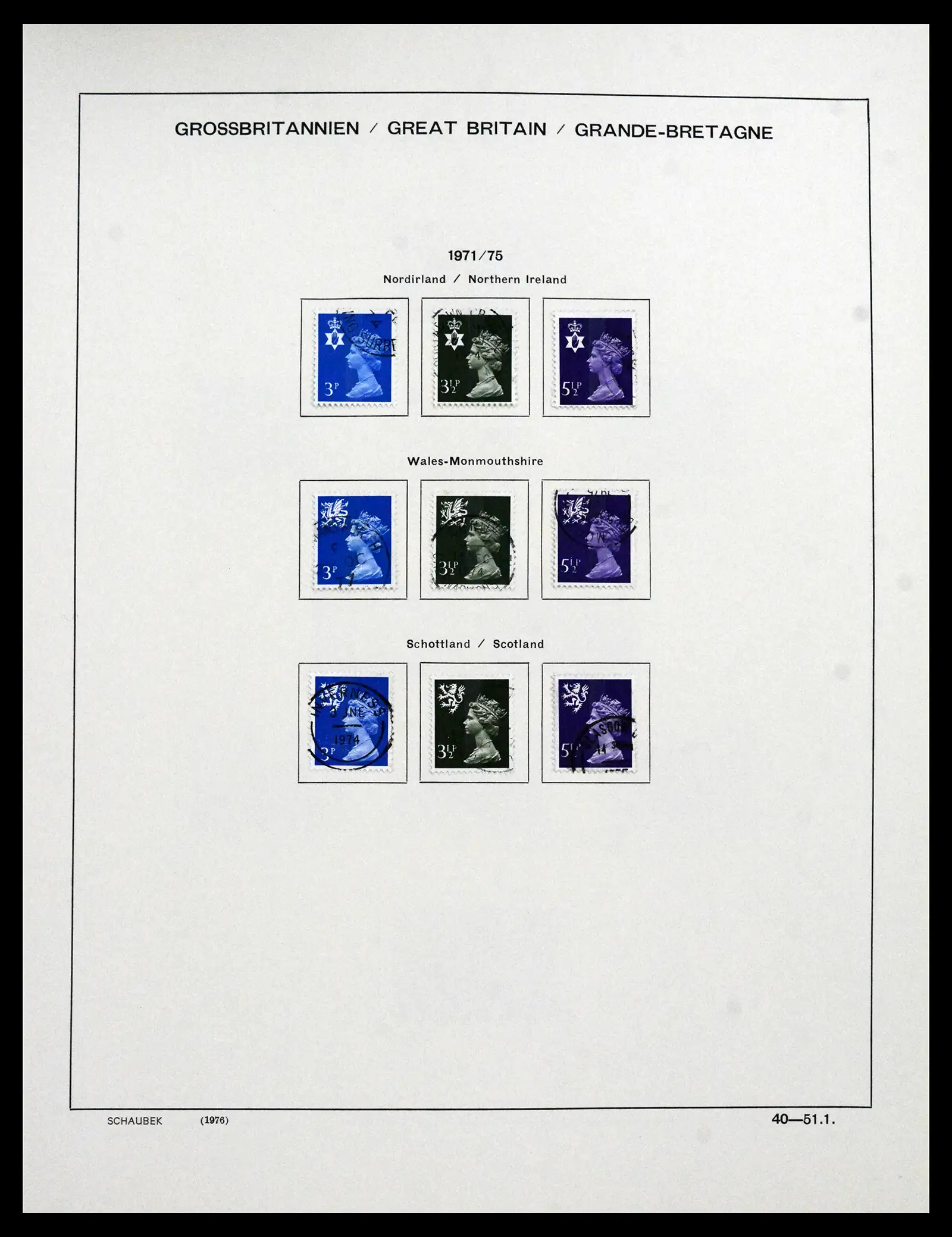 41867 0070 - Stamp collection 41867 Great Britain 1840-1981.