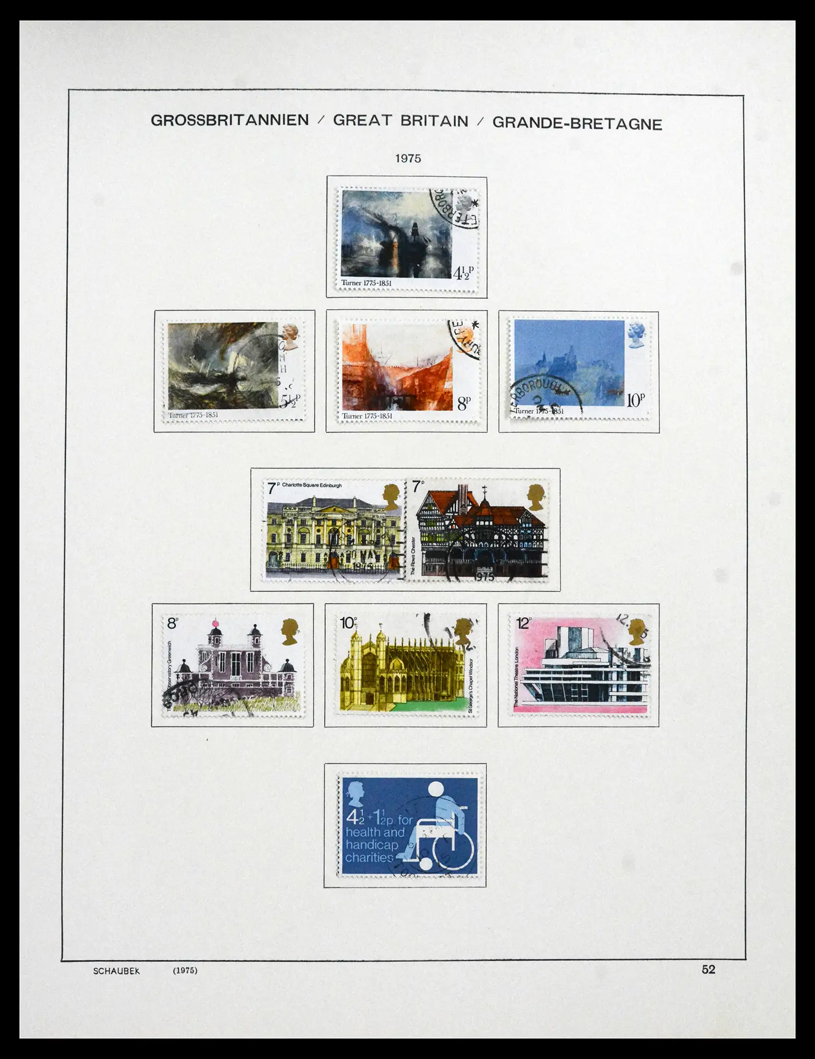 41867 0071 - Stamp collection 41867 Great Britain 1840-1981.
