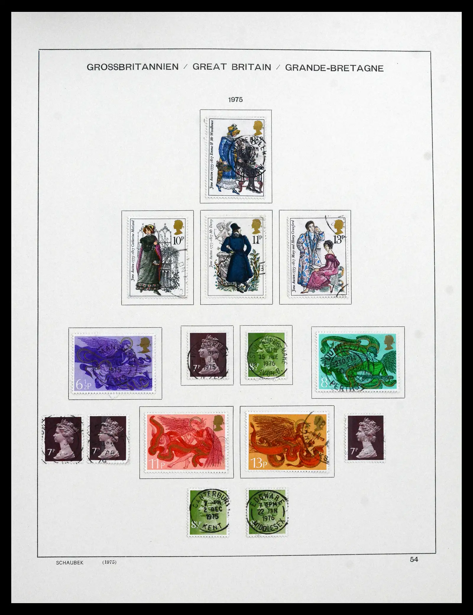 41867 0073 - Stamp collection 41867 Great Britain 1840-1981.