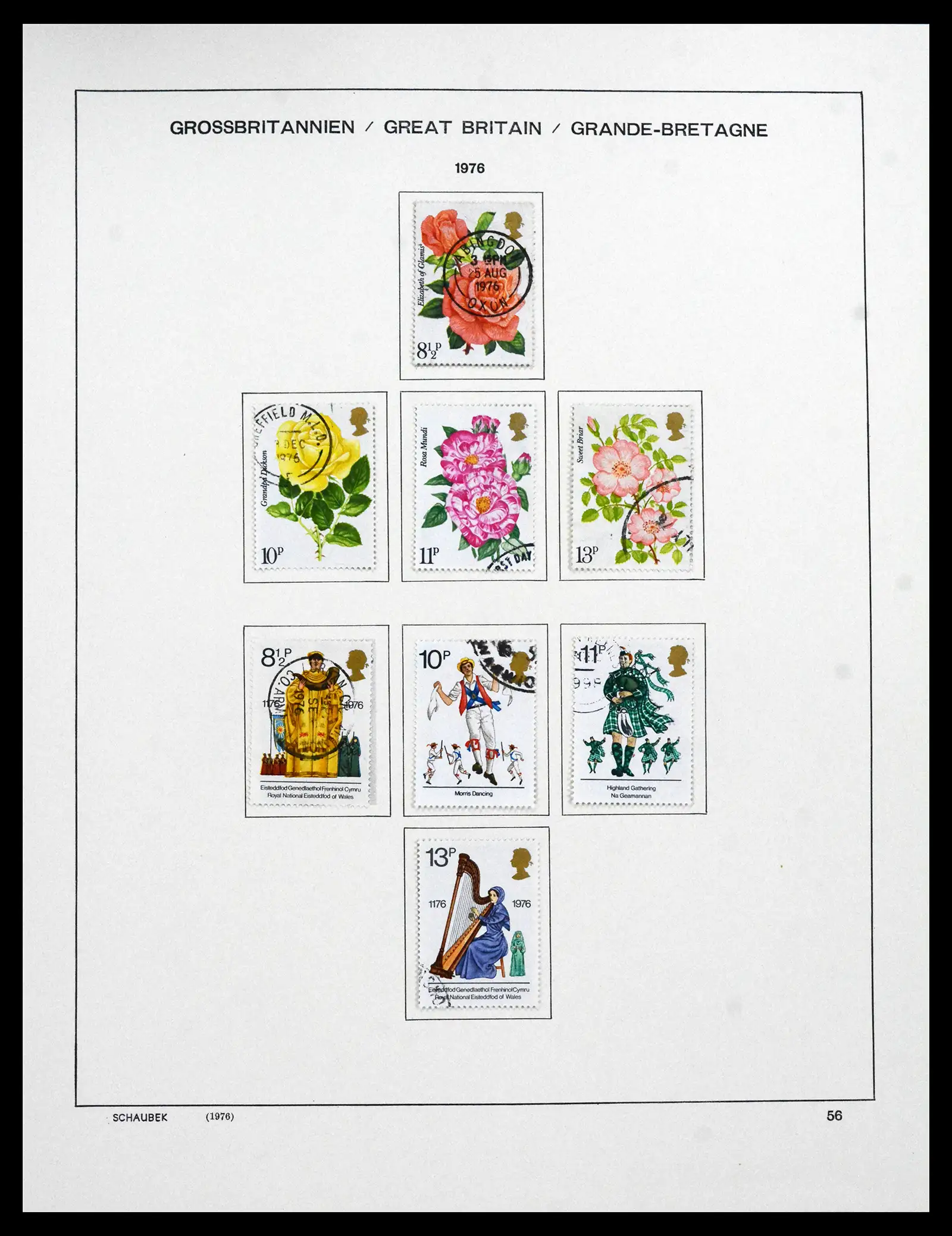 41867 0075 - Stamp collection 41867 Great Britain 1840-1981.
