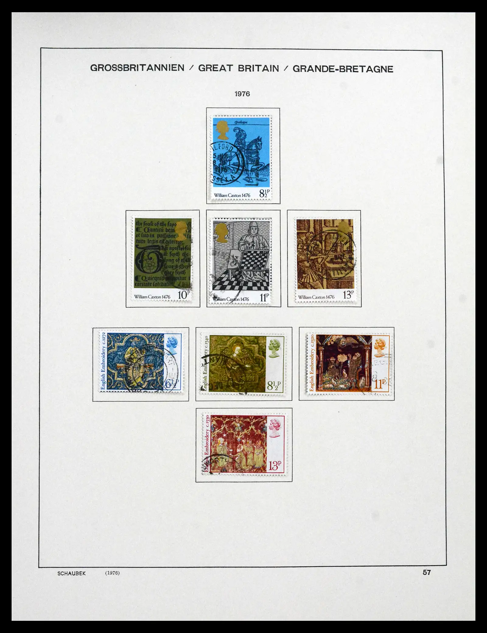 41867 0076 - Stamp collection 41867 Great Britain 1840-1981.