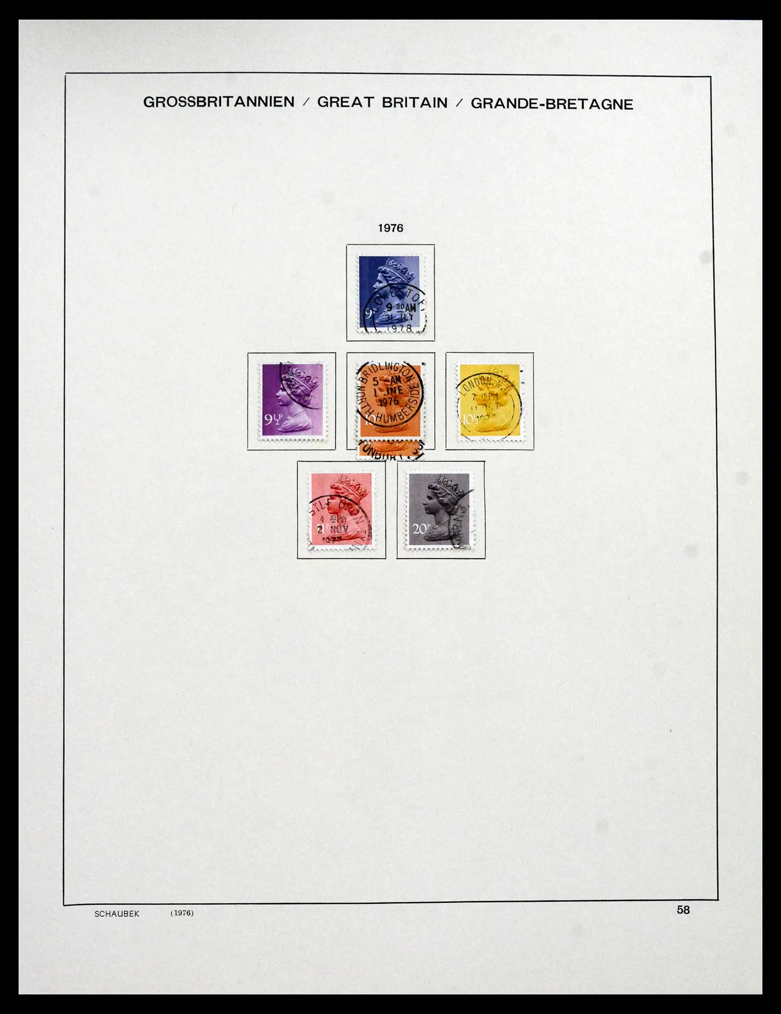41867 0077 - Stamp collection 41867 Great Britain 1840-1981.