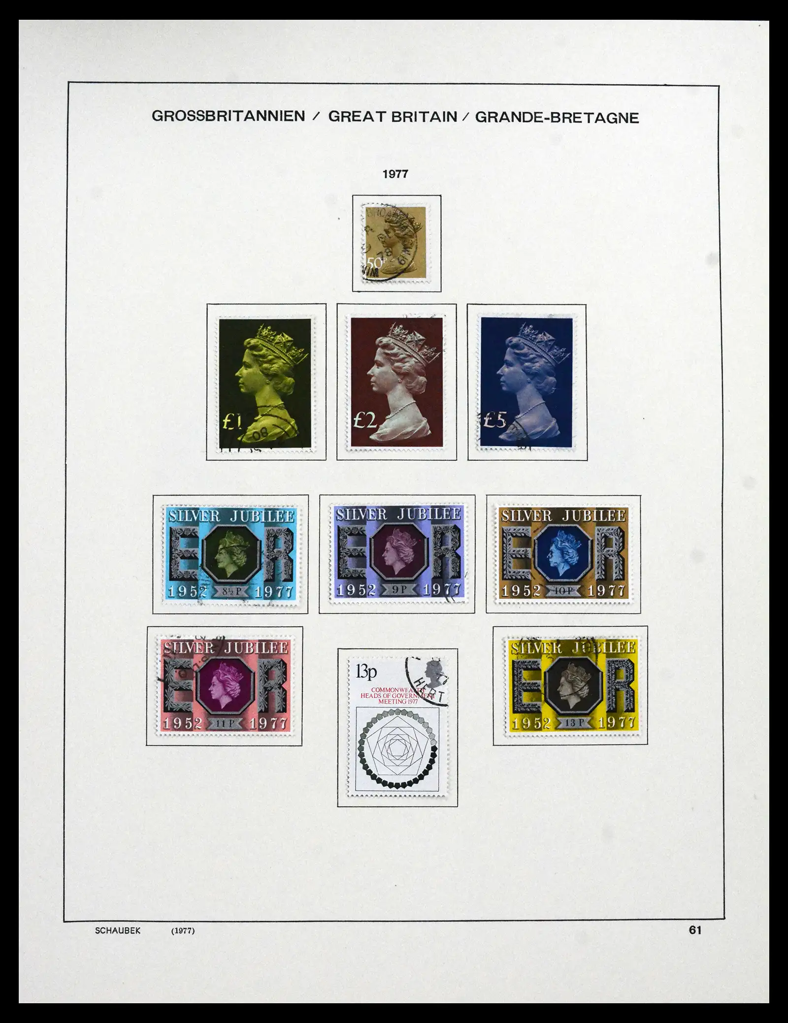 41867 0080 - Stamp collection 41867 Great Britain 1840-1981.