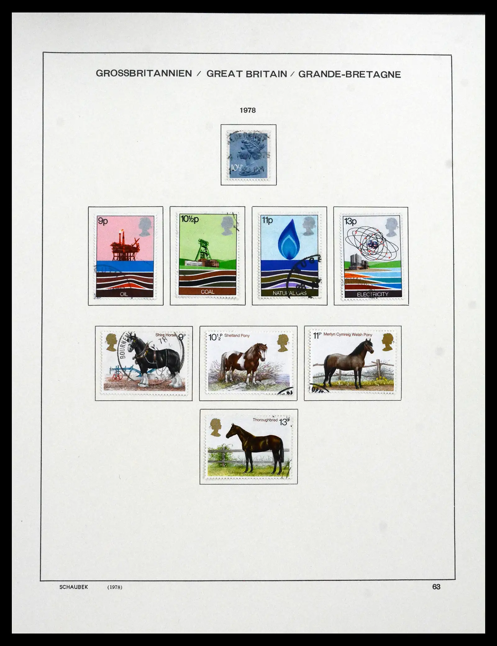 41867 0083 - Stamp collection 41867 Great Britain 1840-1981.