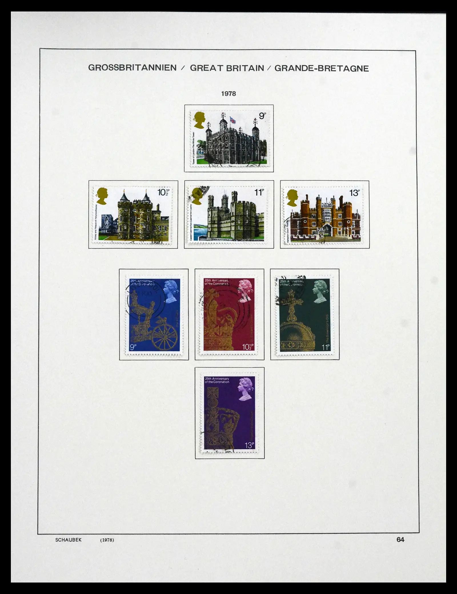 41867 0084 - Stamp collection 41867 Great Britain 1840-1981.