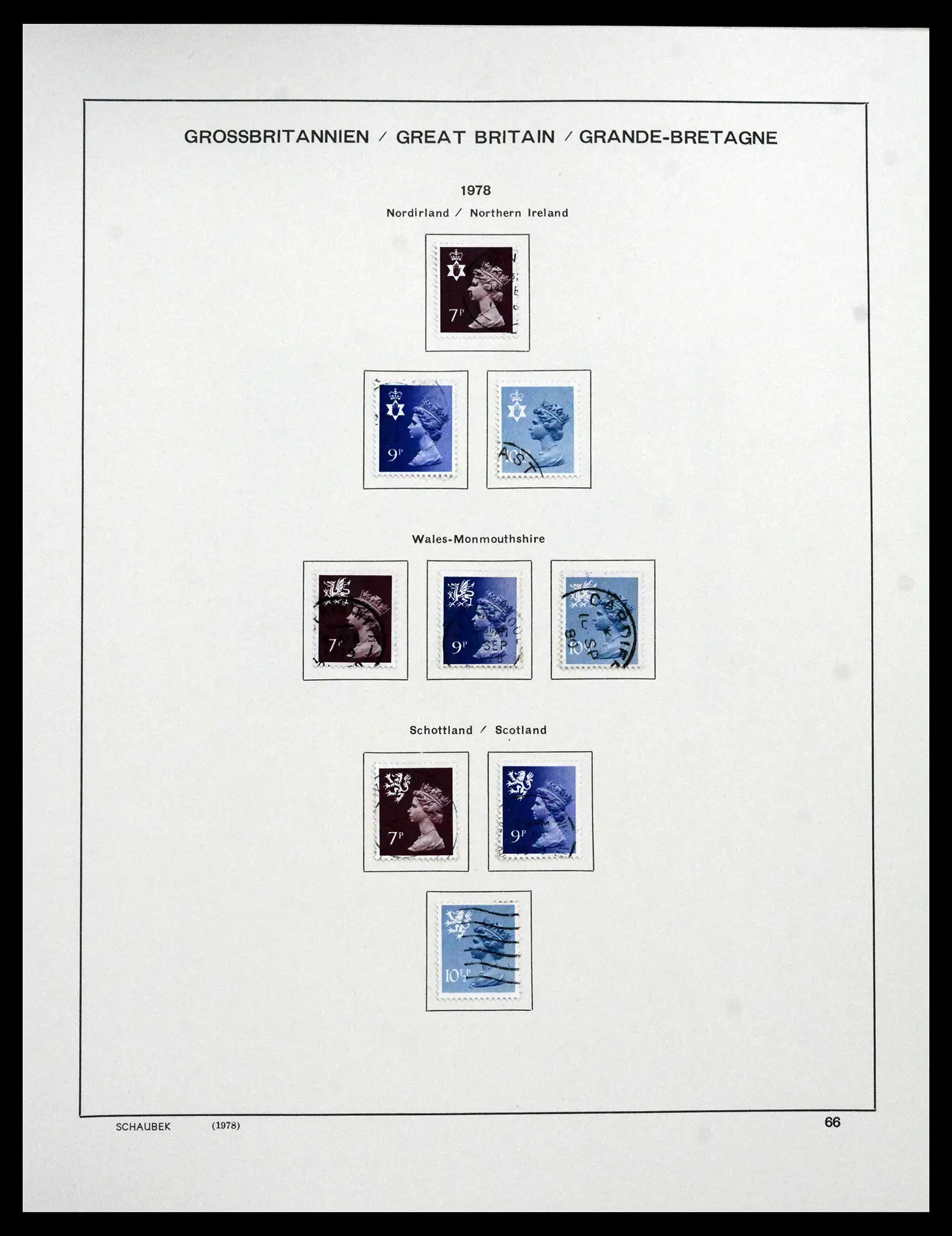 41867 0086 - Stamp collection 41867 Great Britain 1840-1981.