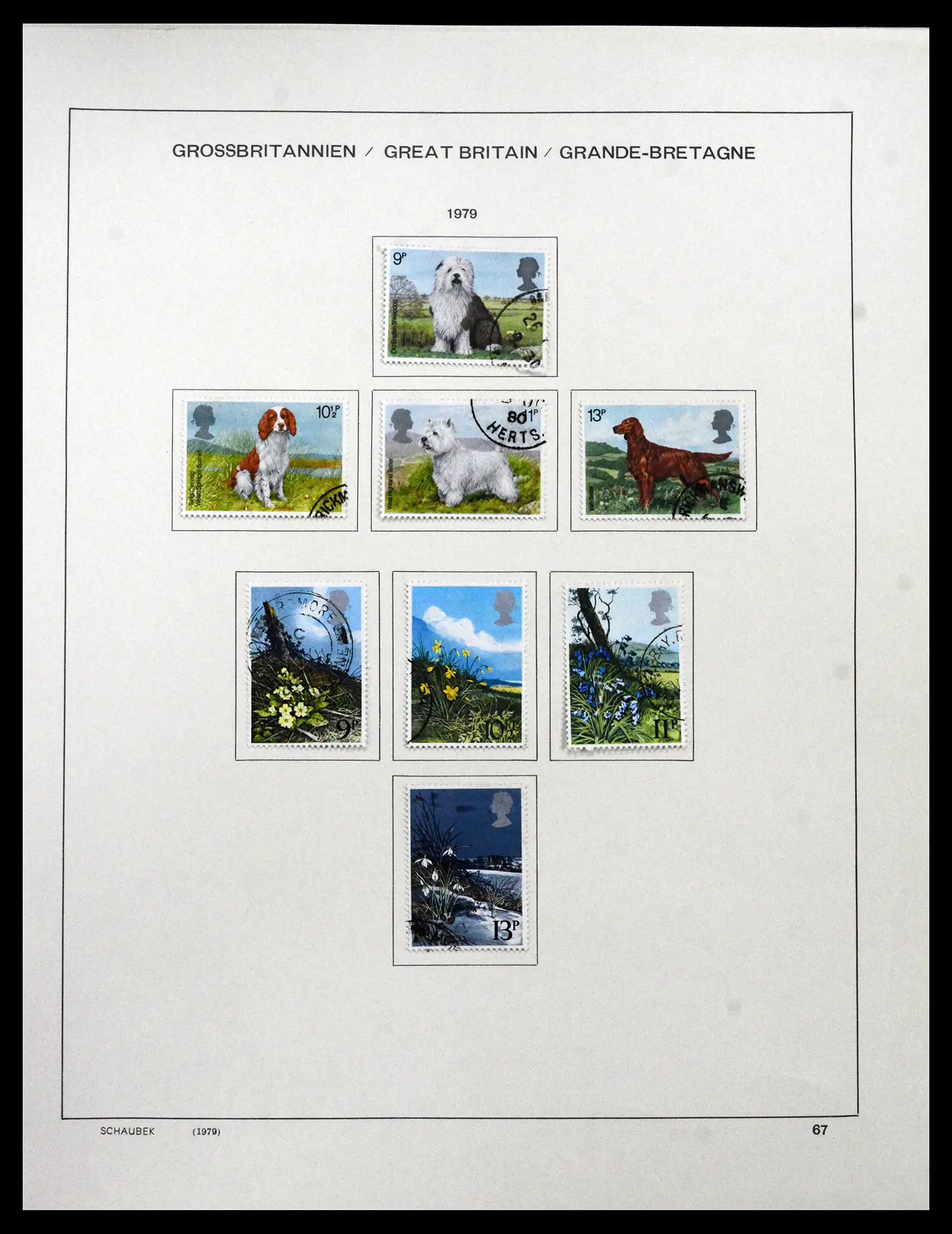 41867 0088 - Stamp collection 41867 Great Britain 1840-1981.