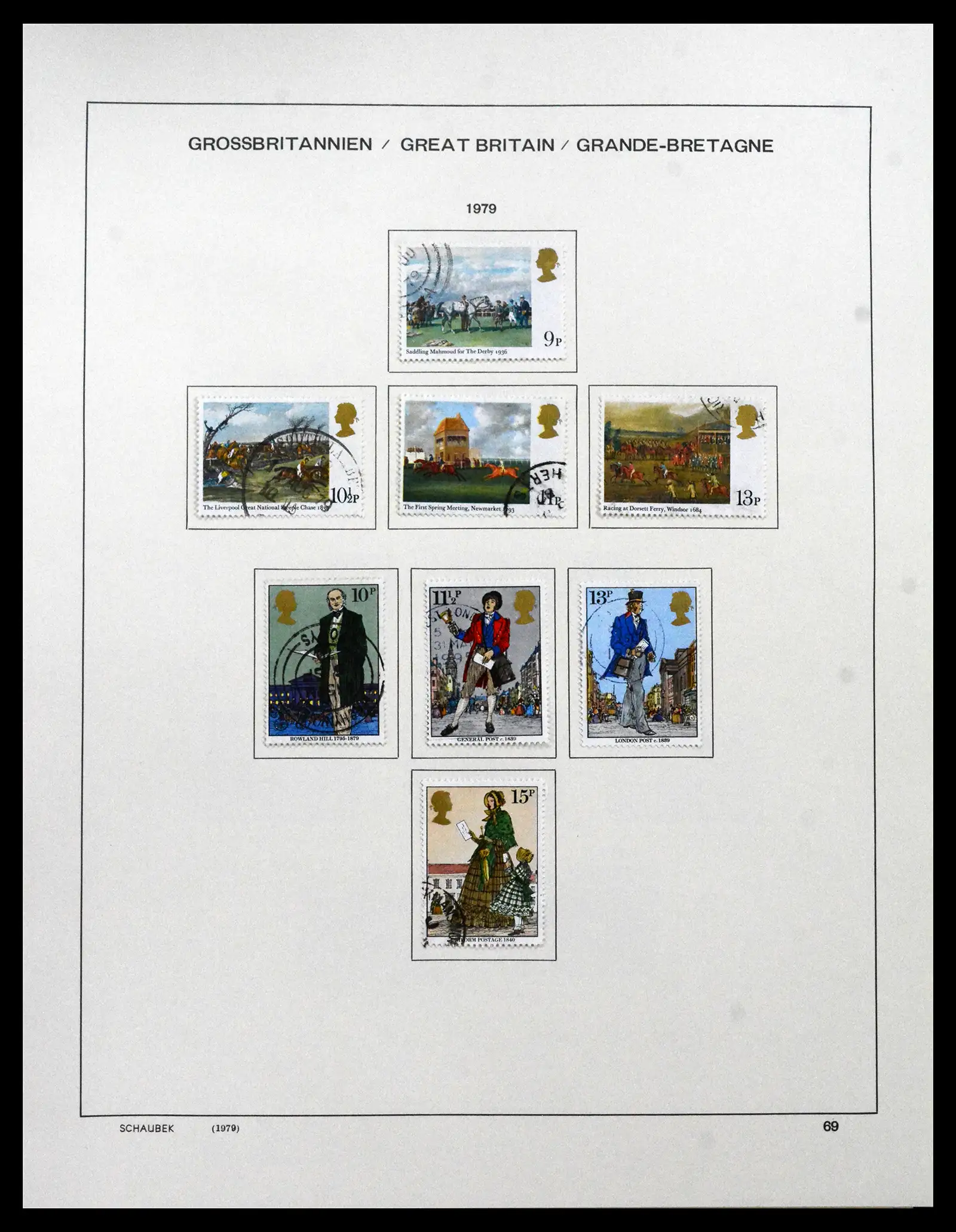 41867 0090 - Stamp collection 41867 Great Britain 1840-1981.