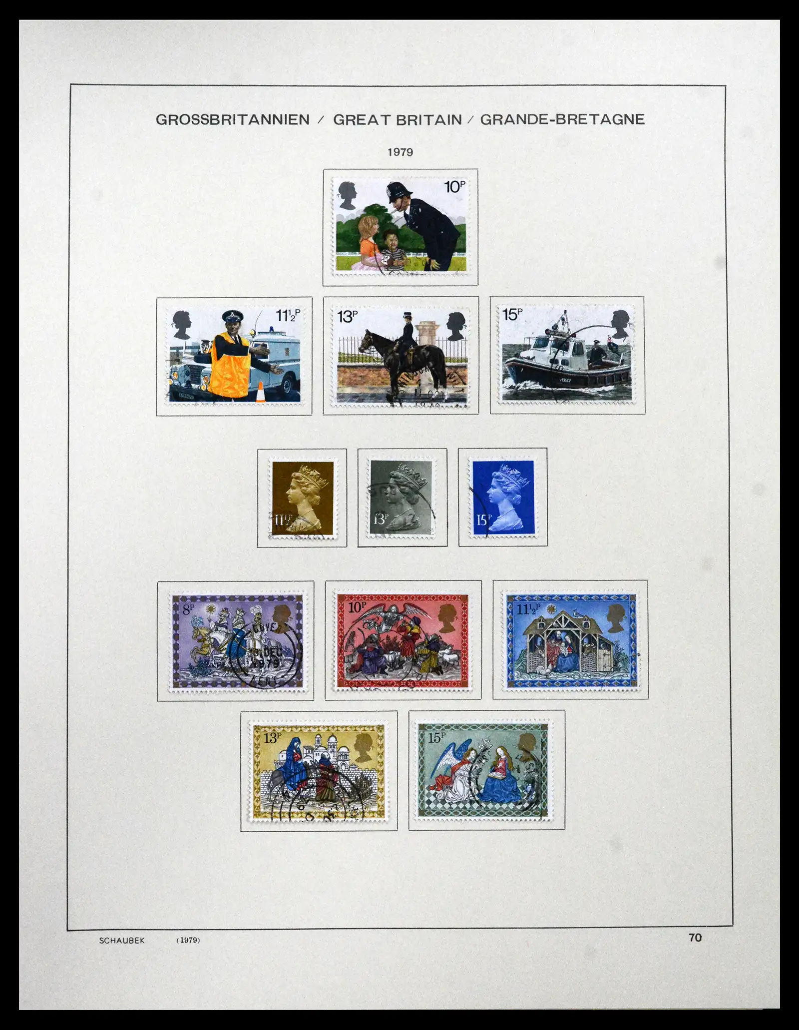 41867 0091 - Stamp collection 41867 Great Britain 1840-1981.