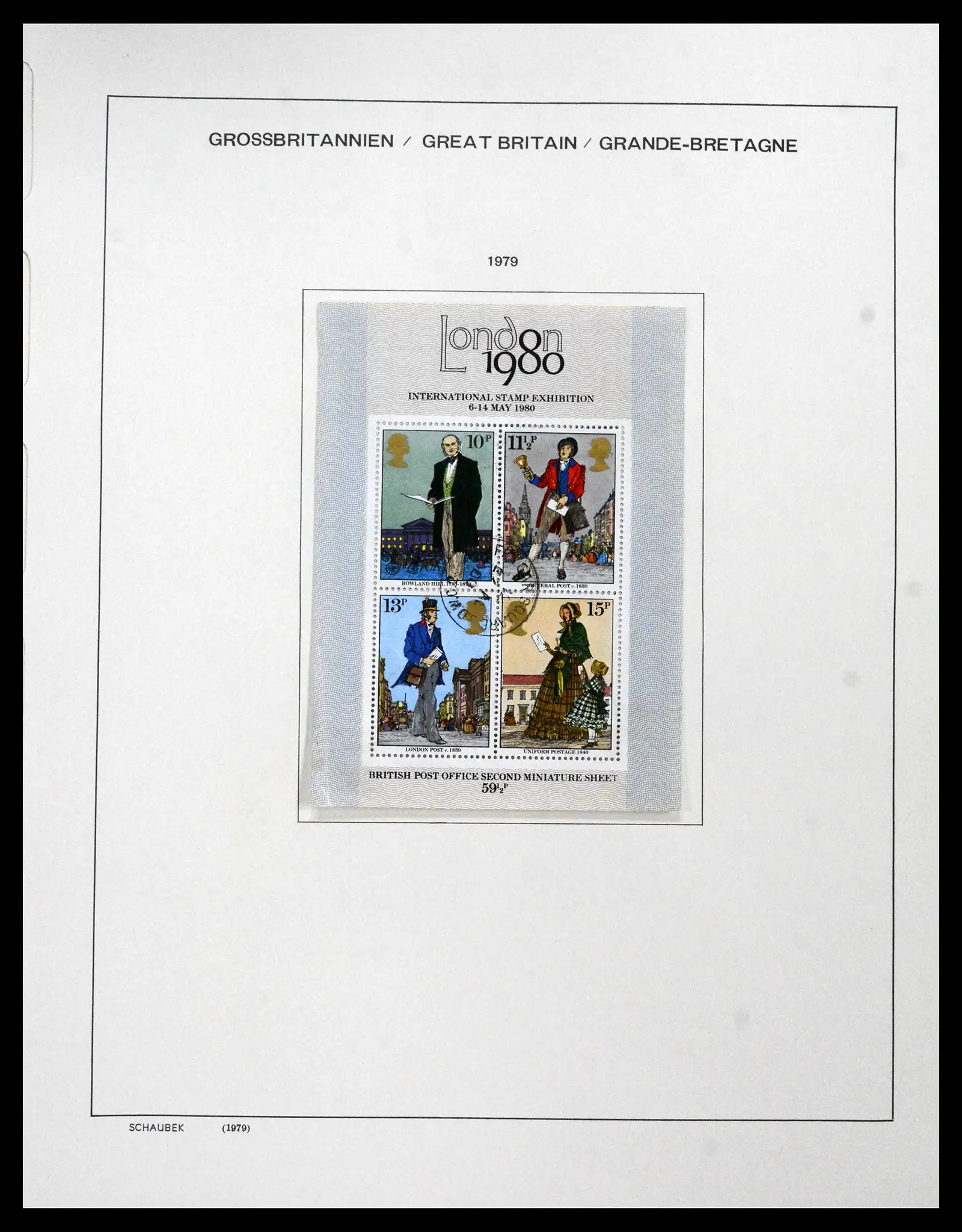 41867 0092 - Stamp collection 41867 Great Britain 1840-1981.