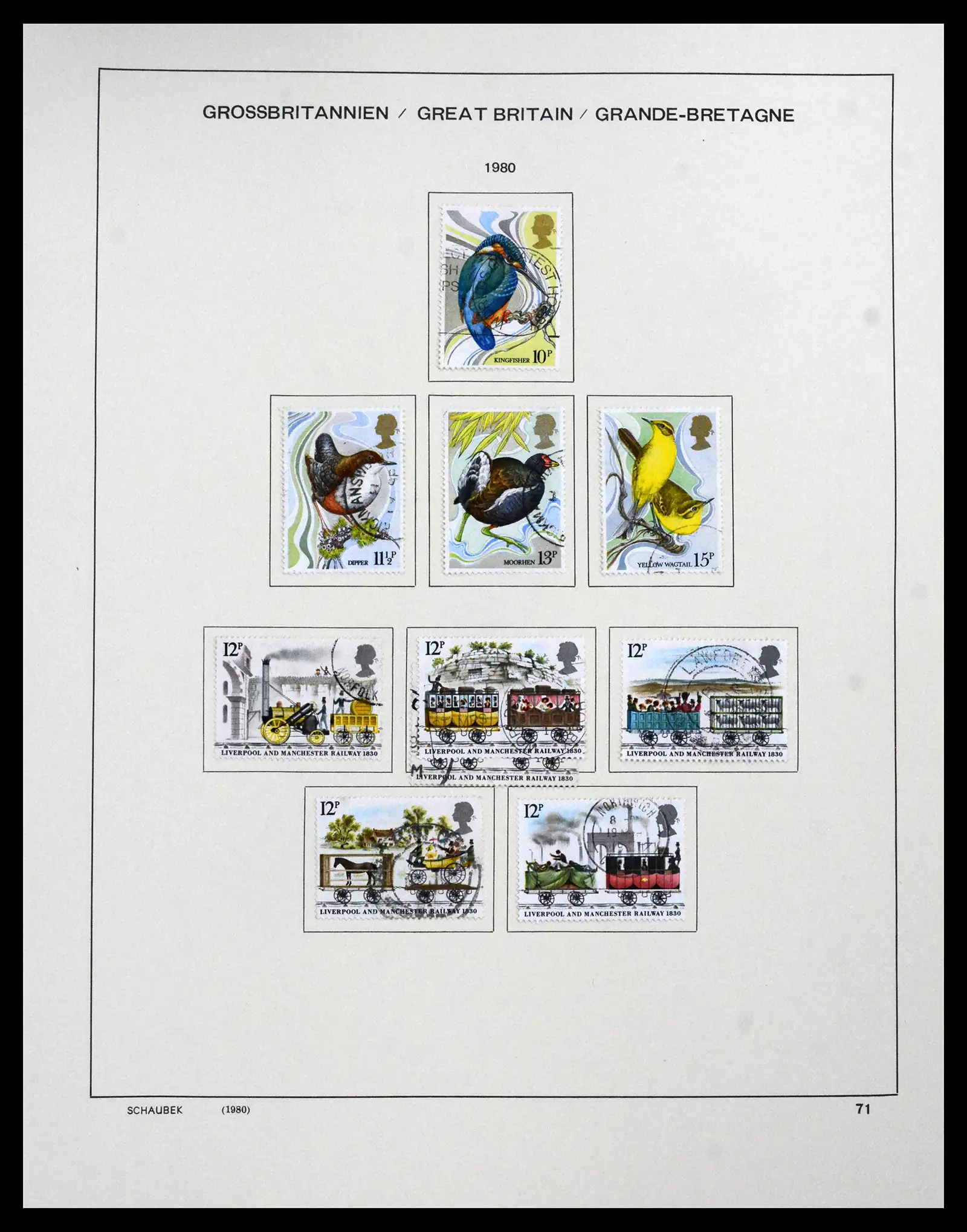 41867 0093 - Stamp collection 41867 Great Britain 1840-1981.