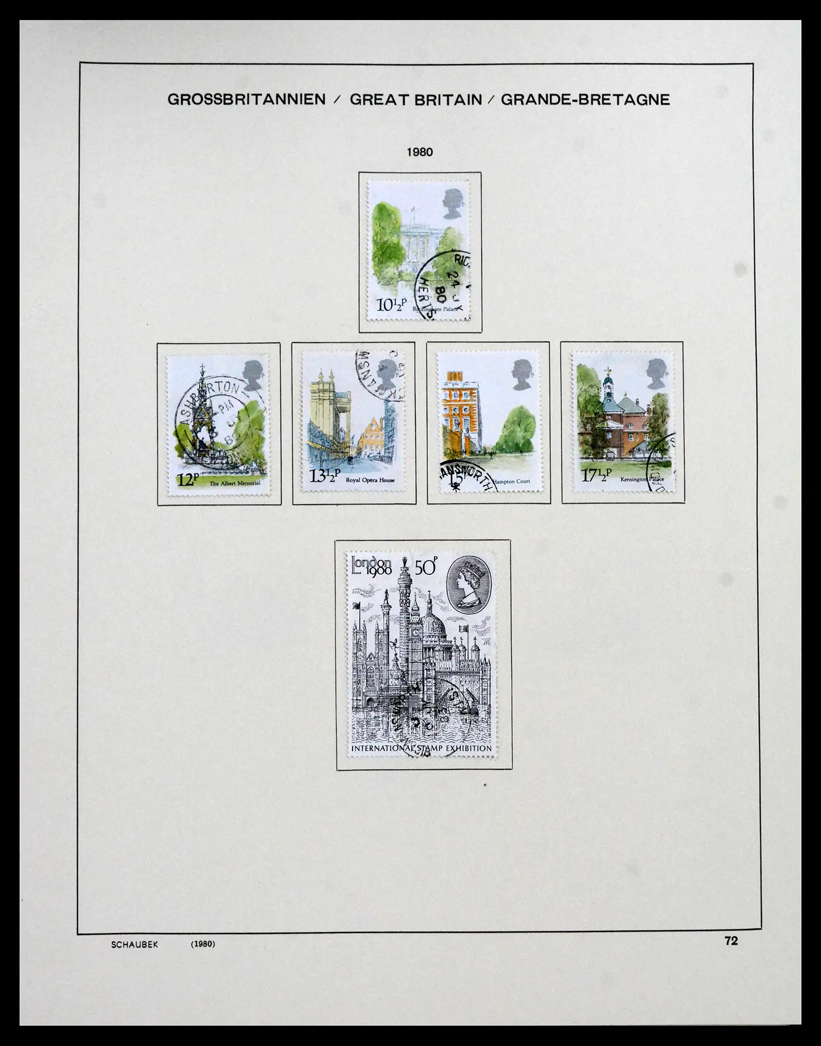 41867 0095 - Stamp collection 41867 Great Britain 1840-1981.