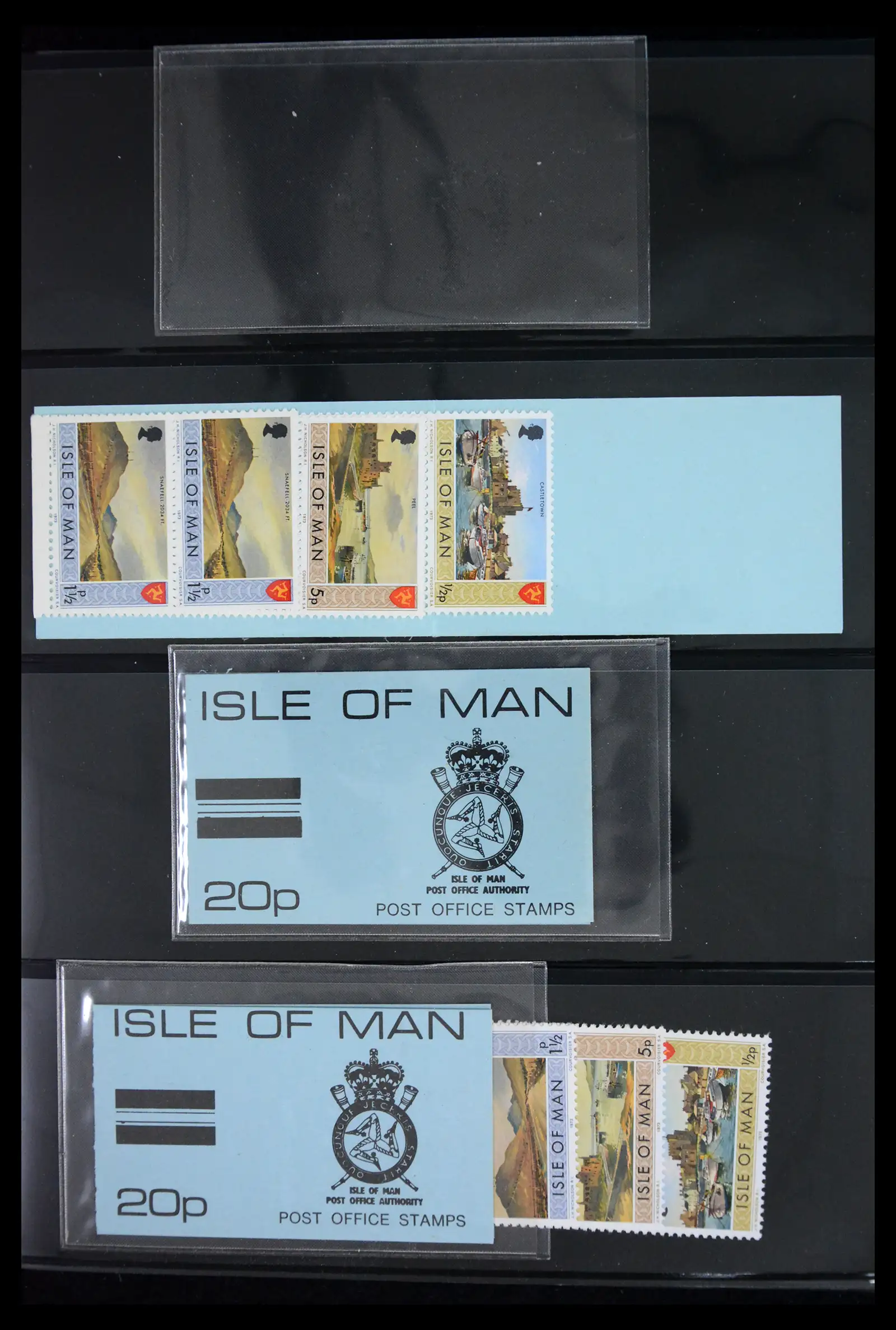 41868 0005 - Stamp collection 41868 Isle of Man stampbooklets 1973-2004.