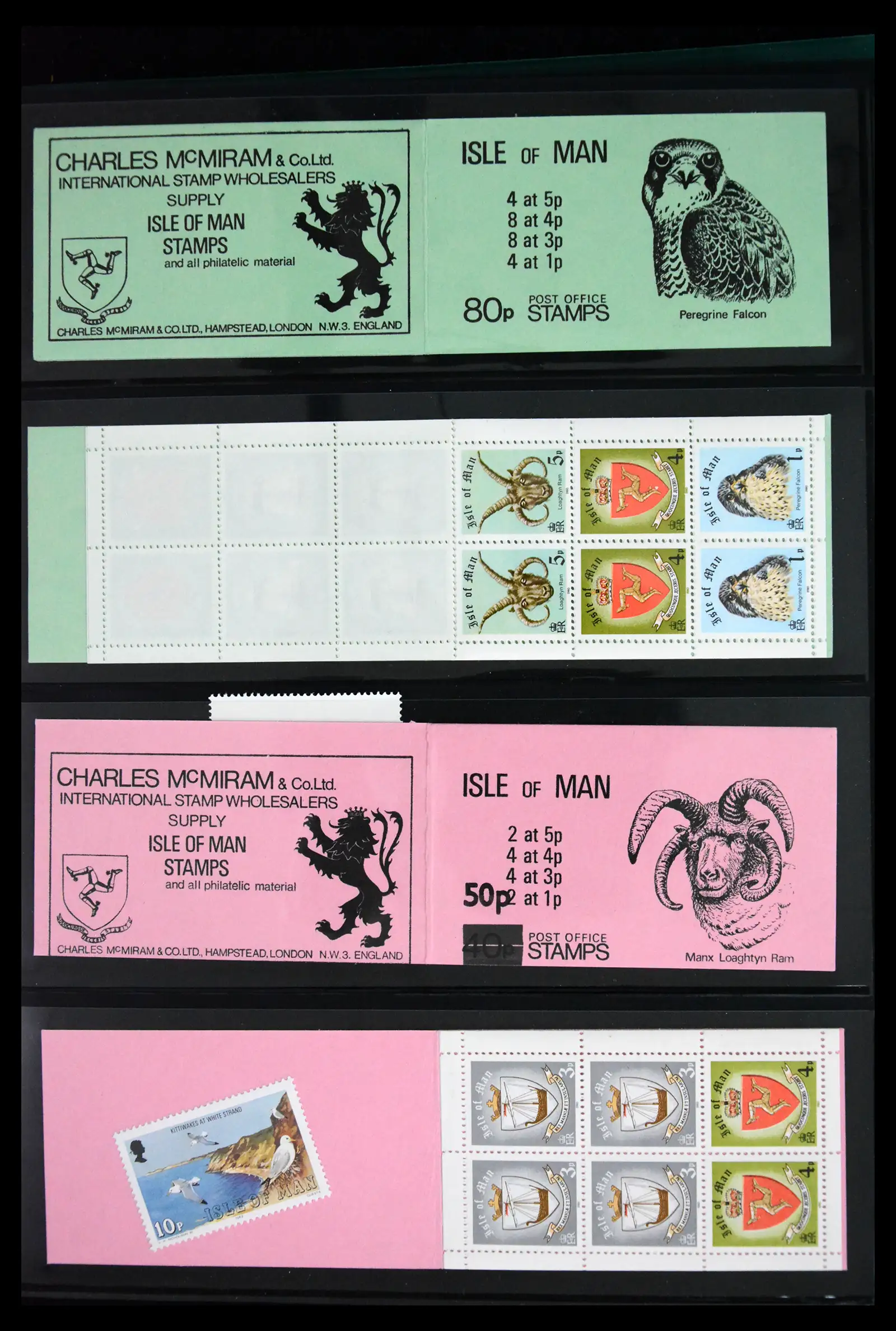 41868 0009 - Stamp collection 41868 Isle of Man stampbooklets 1973-2004.