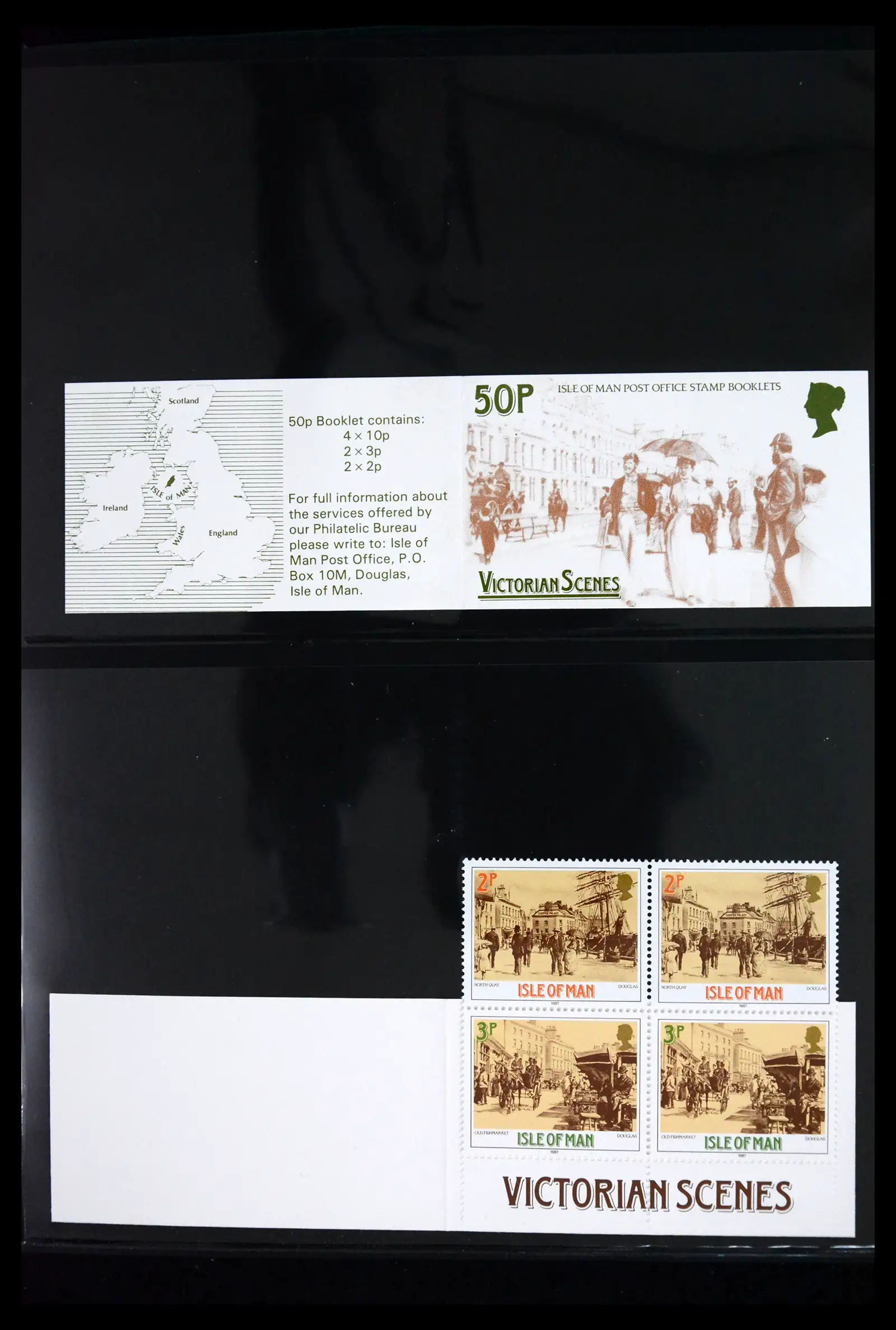 41868 0011 - Stamp collection 41868 Isle of Man stampbooklets 1973-2004.