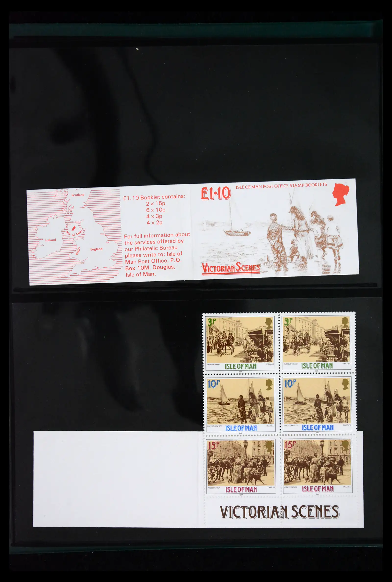 41868 0012 - Stamp collection 41868 Isle of Man stampbooklets 1973-2004.