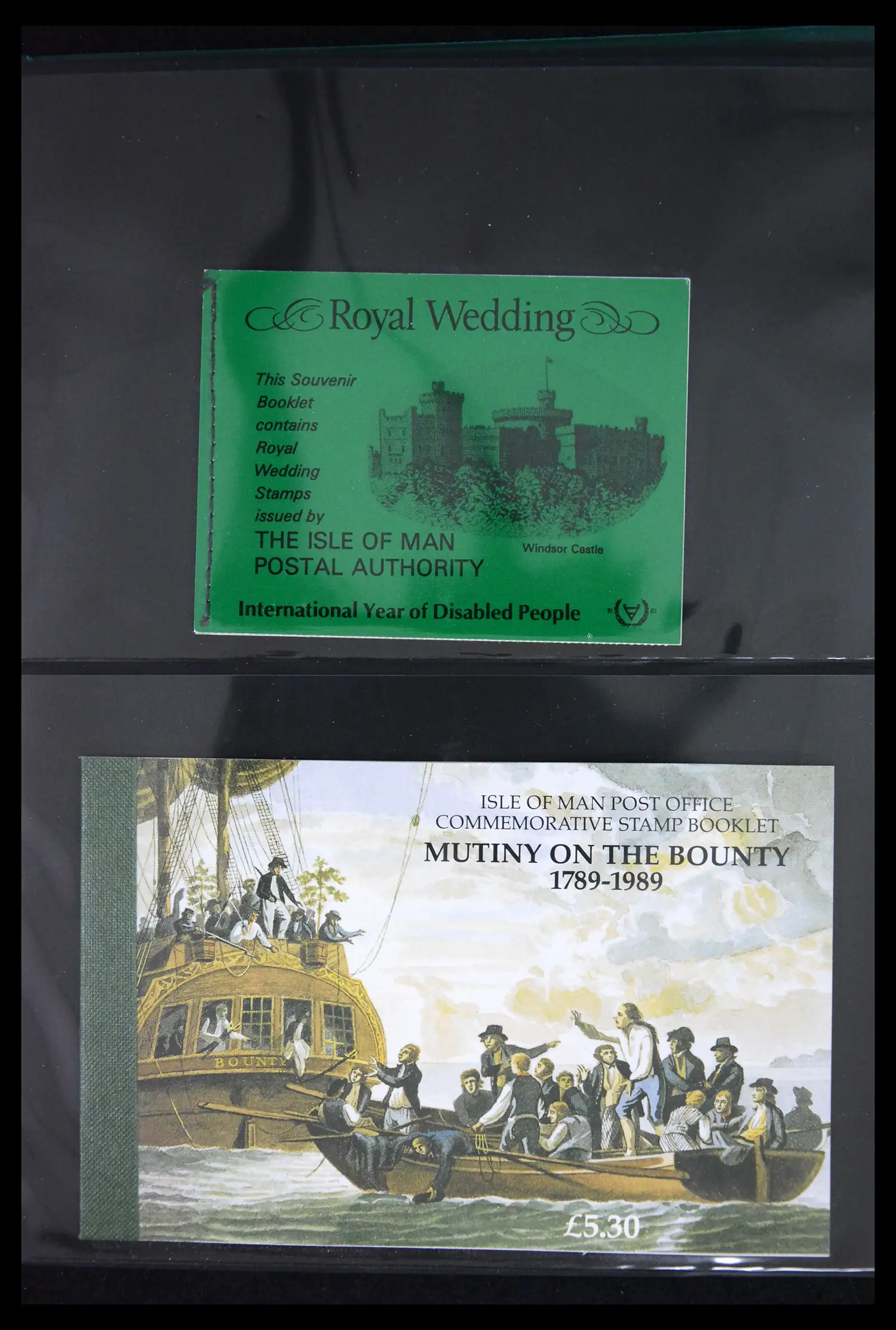 41868 0015 - Stamp collection 41868 Isle of Man stampbooklets 1973-2004.
