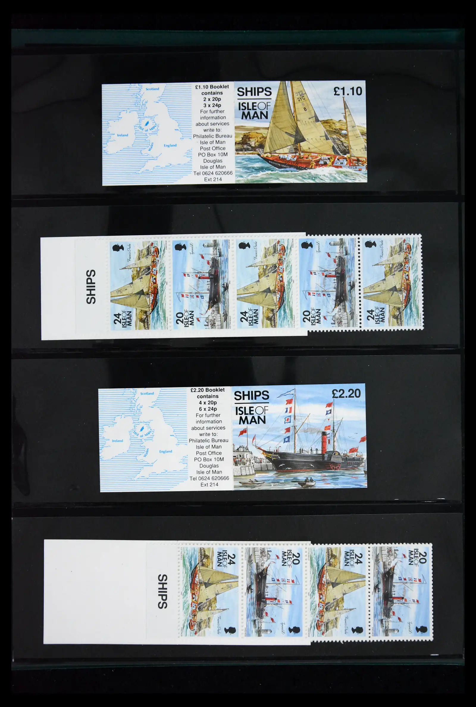 41868 0020 - Stamp collection 41868 Isle of Man stampbooklets 1973-2004.