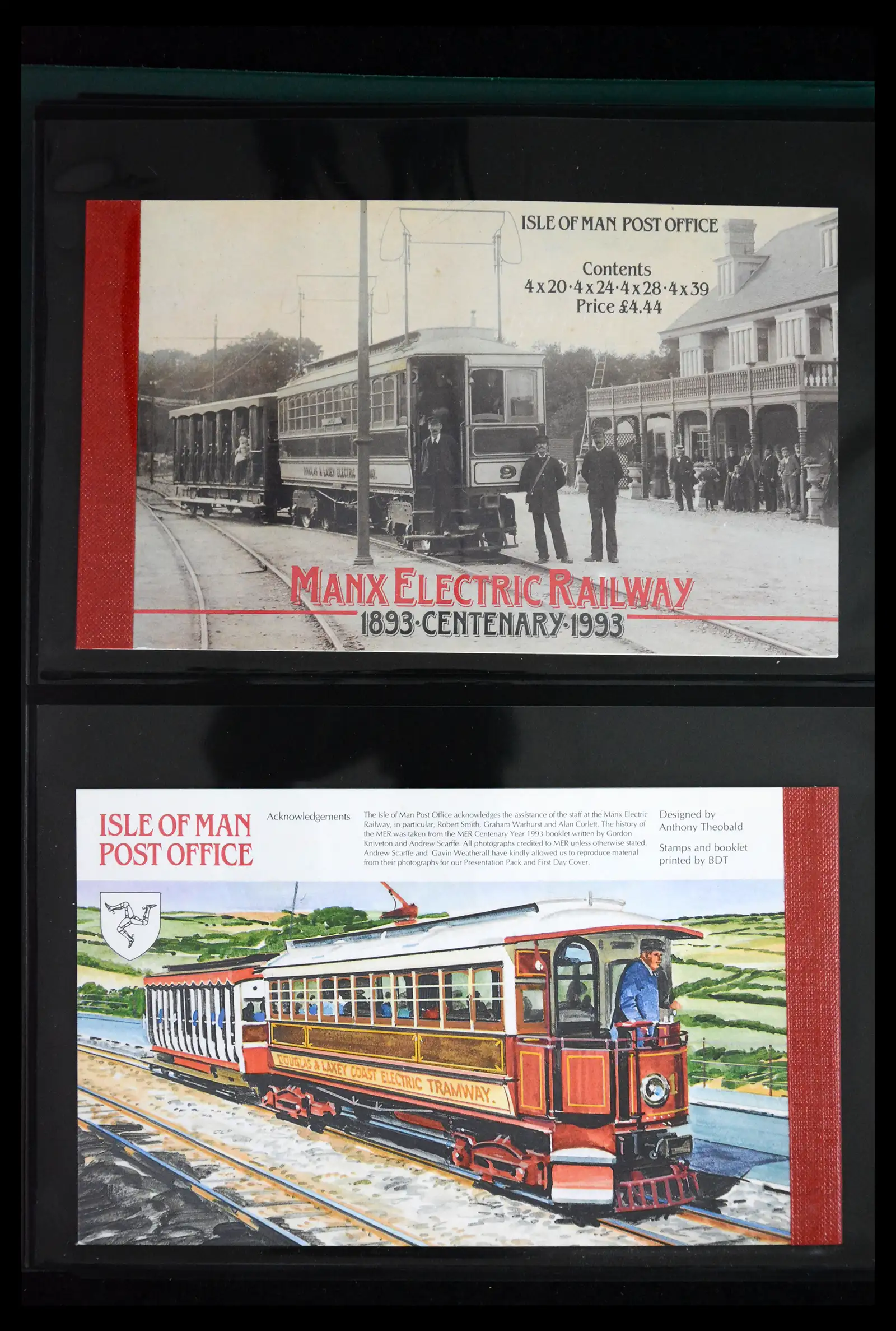 41868 0024 - Stamp collection 41868 Isle of Man stampbooklets 1973-2004.