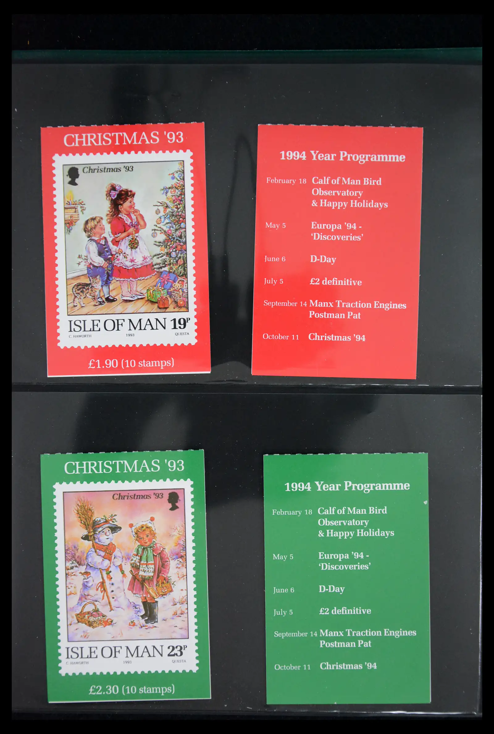 41868 0025 - Stamp collection 41868 Isle of Man stampbooklets 1973-2004.