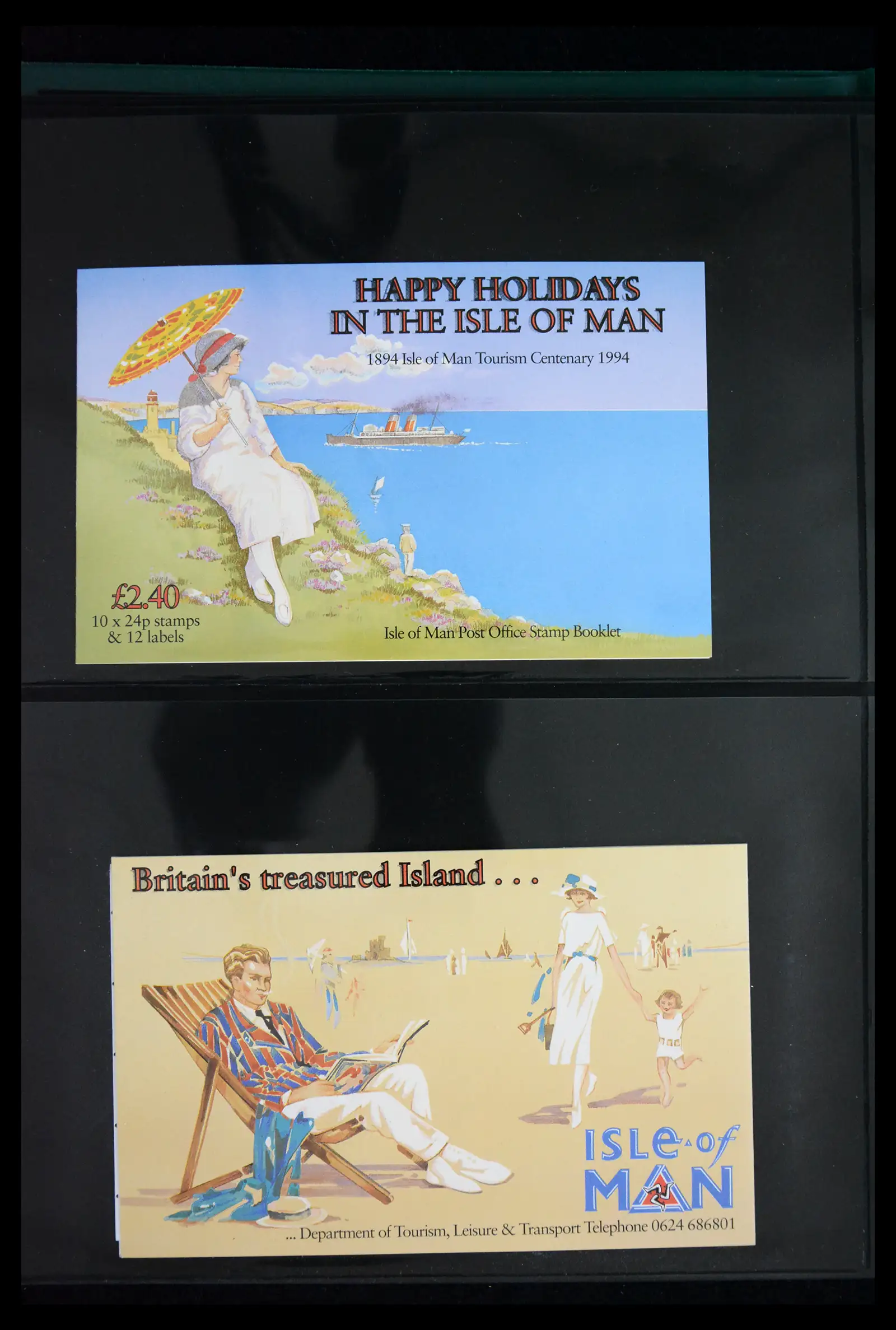41868 0026 - Stamp collection 41868 Isle of Man stampbooklets 1973-2004.