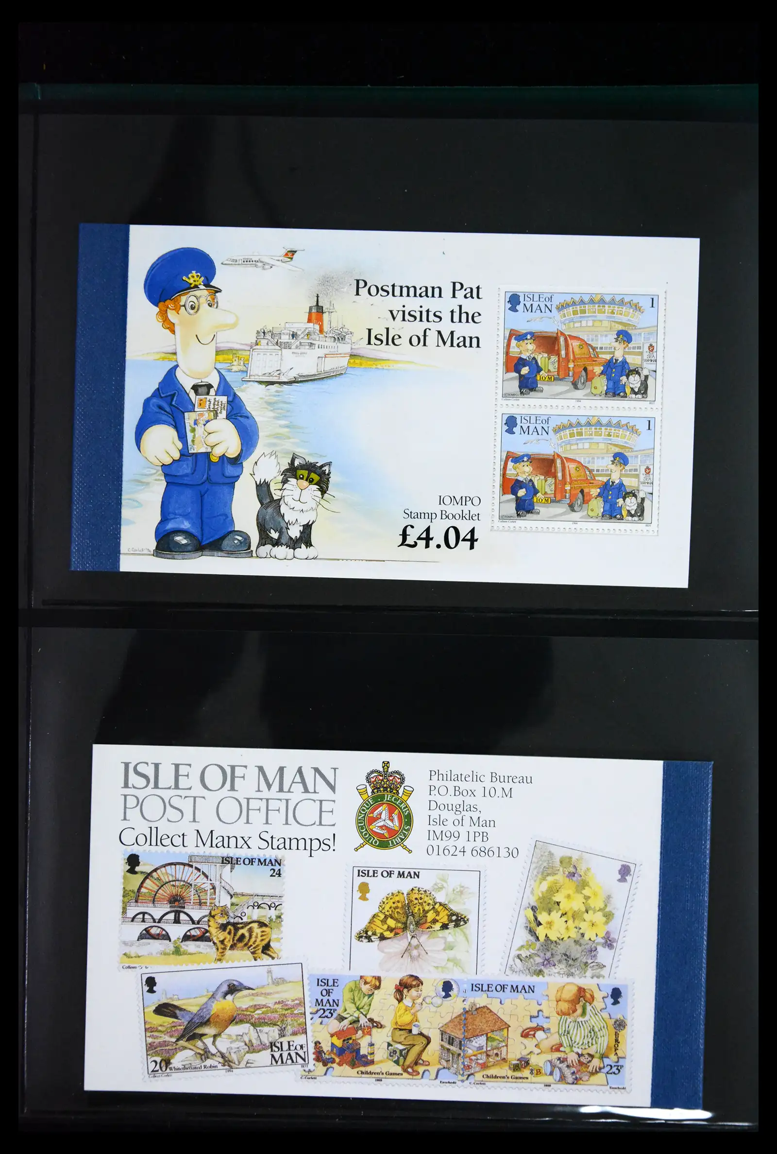 41868 0027 - Stamp collection 41868 Isle of Man stampbooklets 1973-2004.