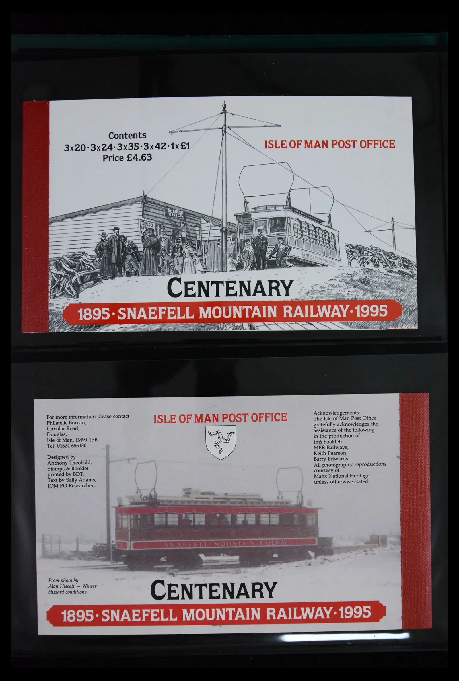 41868 0028 - Stamp collection 41868 Isle of Man stampbooklets 1973-2004.