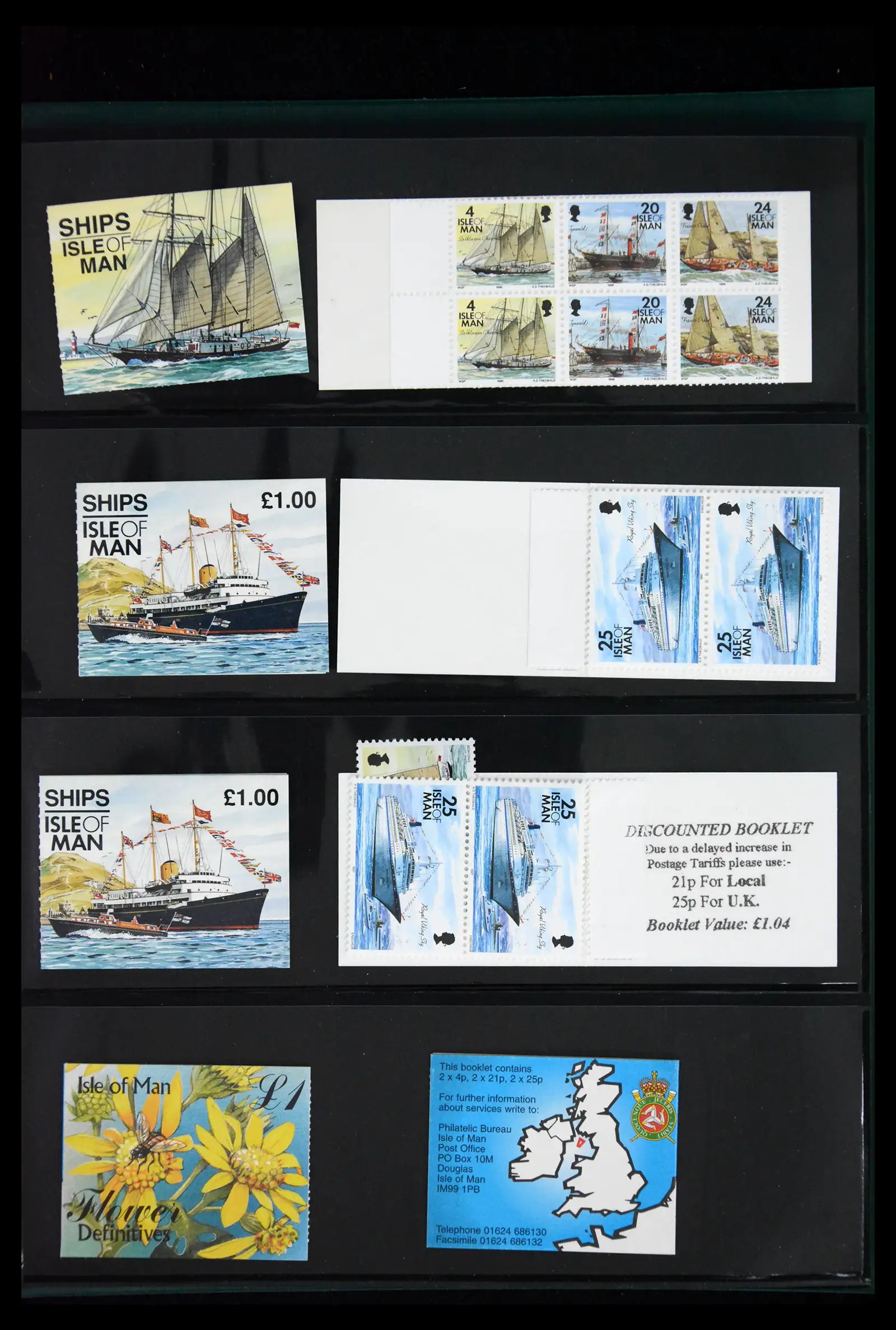 41868 0033 - Stamp collection 41868 Isle of Man stampbooklets 1973-2004.