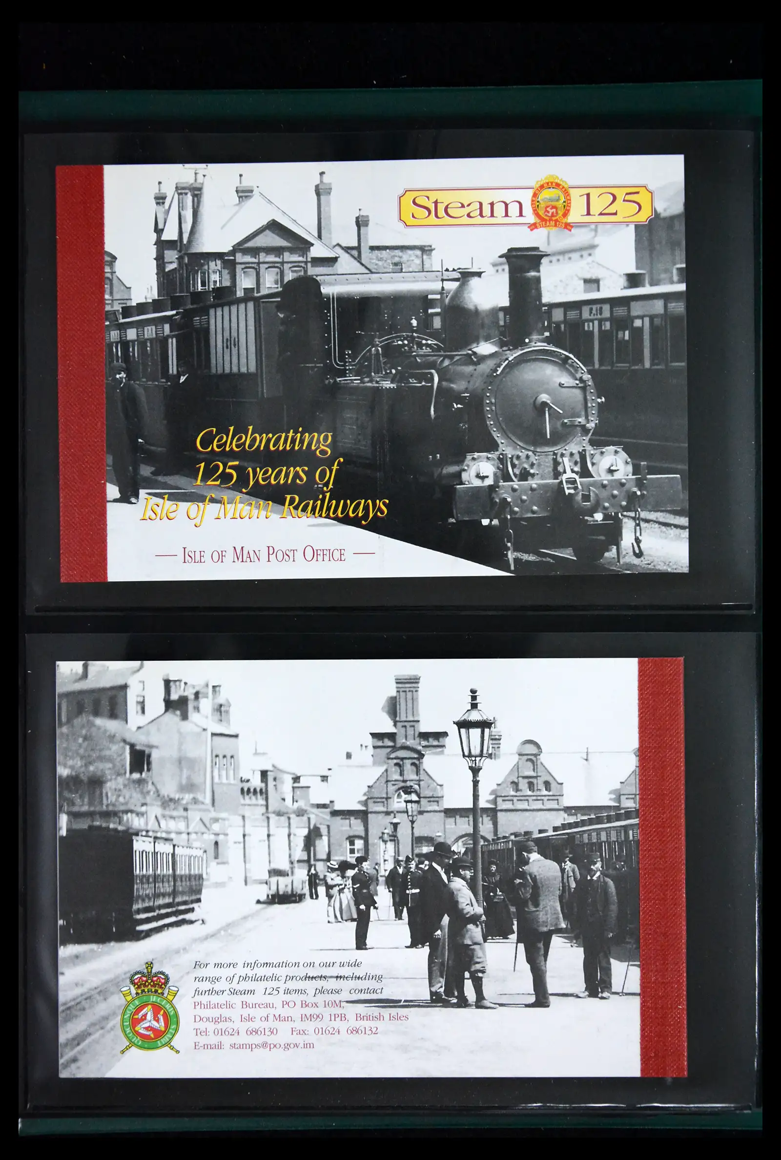 41868 0037 - Stamp collection 41868 Isle of Man stampbooklets 1973-2004.