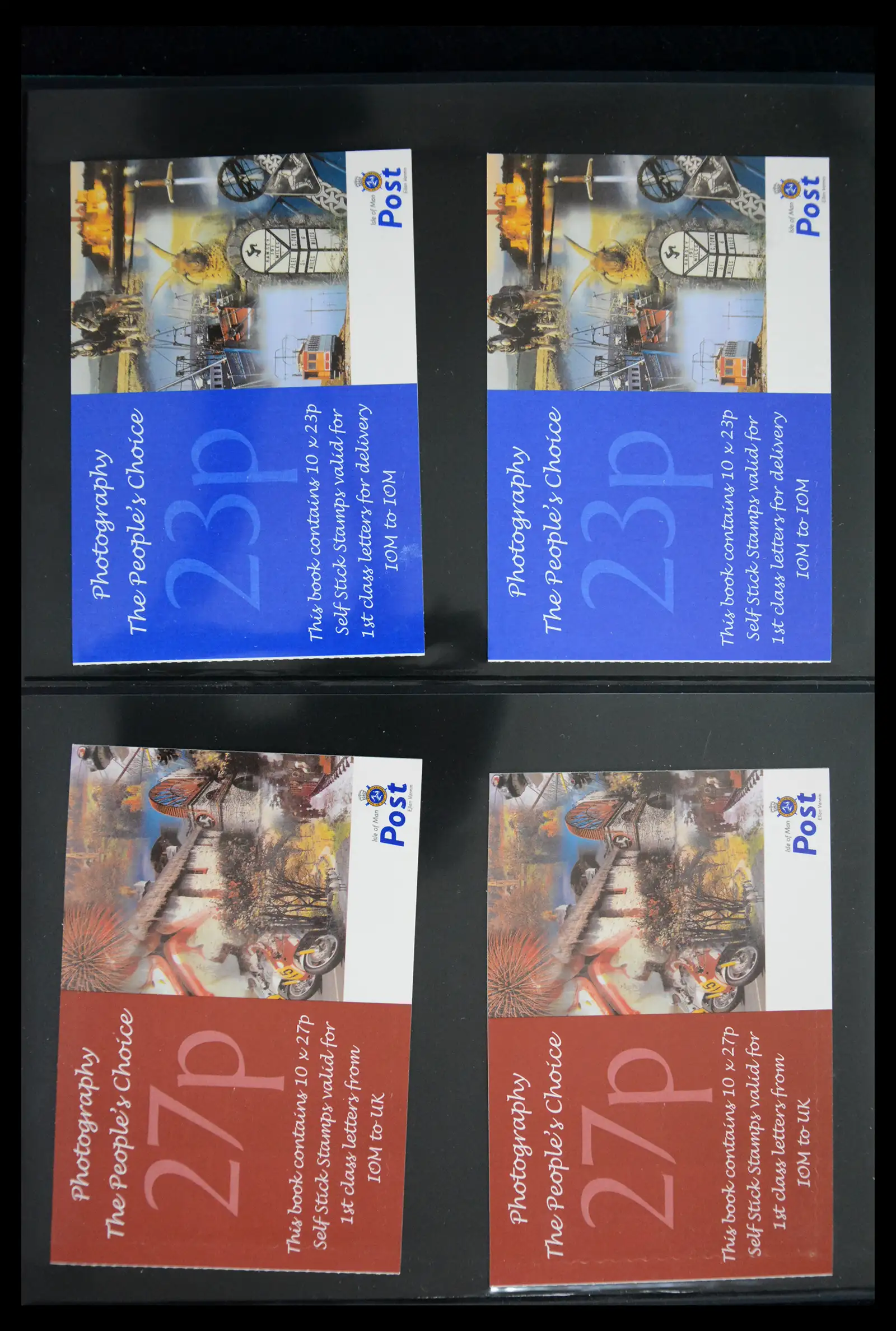 41868 0042 - Stamp collection 41868 Isle of Man stampbooklets 1973-2004.