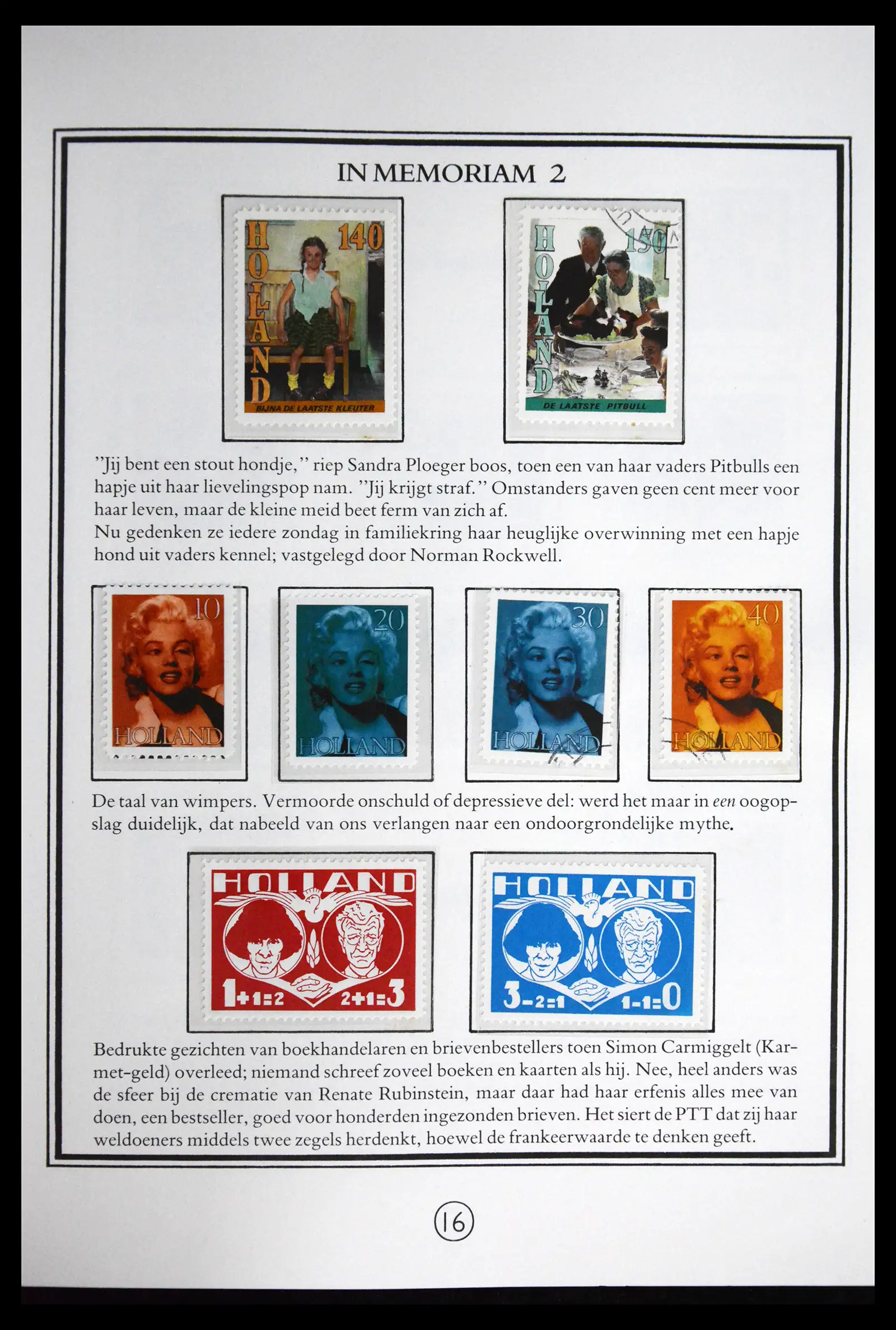 41877 0017 - Postzegelverzameling 41877 Nederland Joost Veerkamp album.