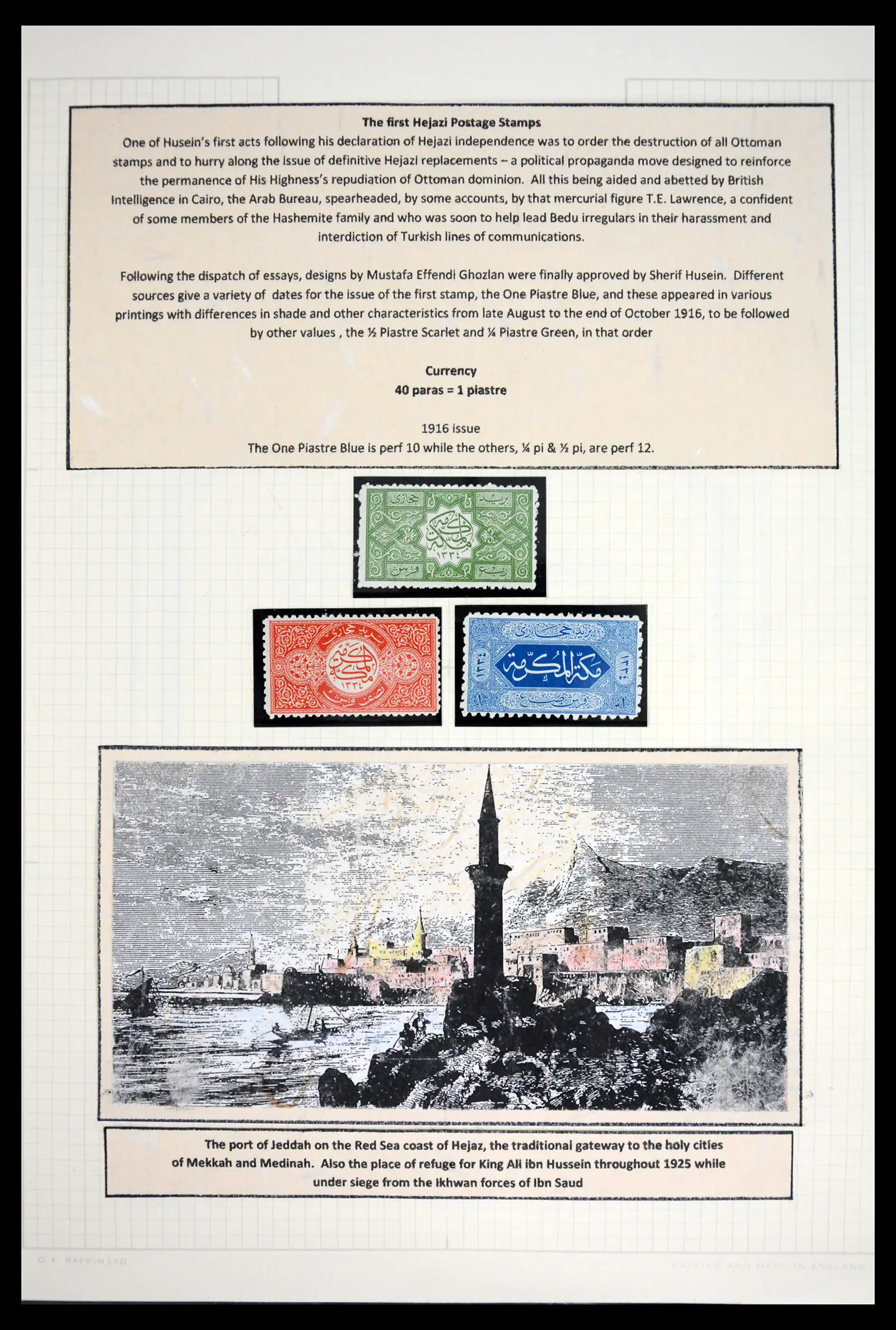 41879 0001 - Postzegelverzameling 41879 Saoedi Arabië 1916-1932.