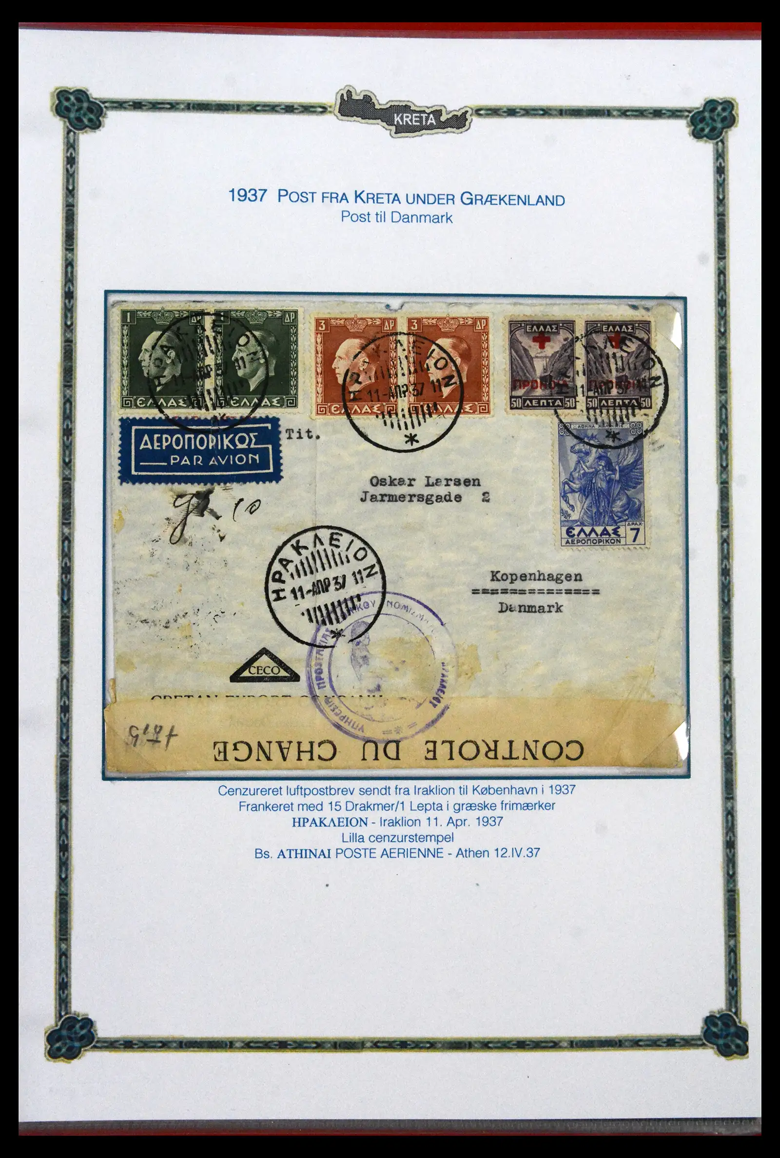 41880 0064 - Stamp collection 41880 Crete 1898-1913.