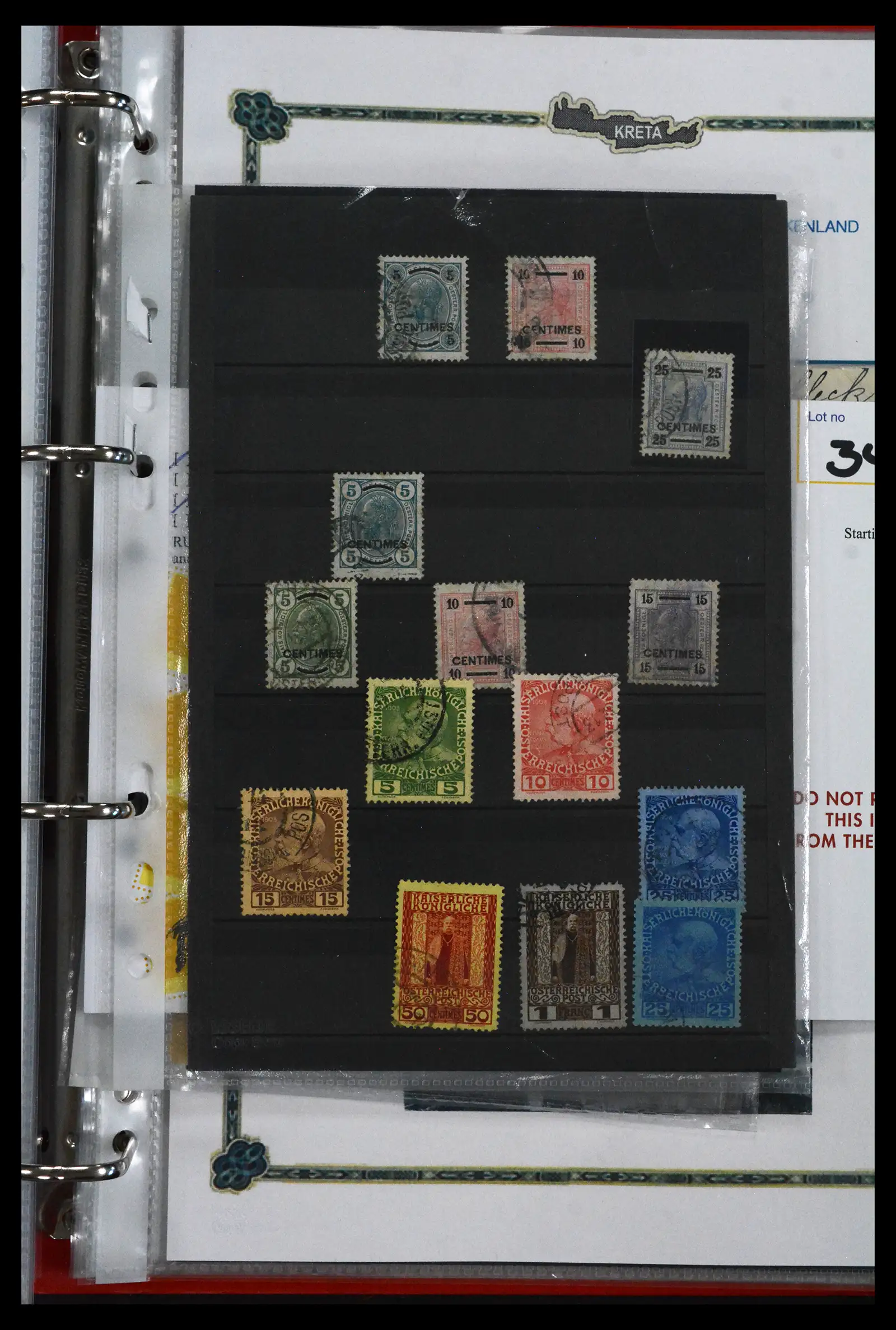 41880 0065 - Stamp collection 41880 Crete 1898-1913.