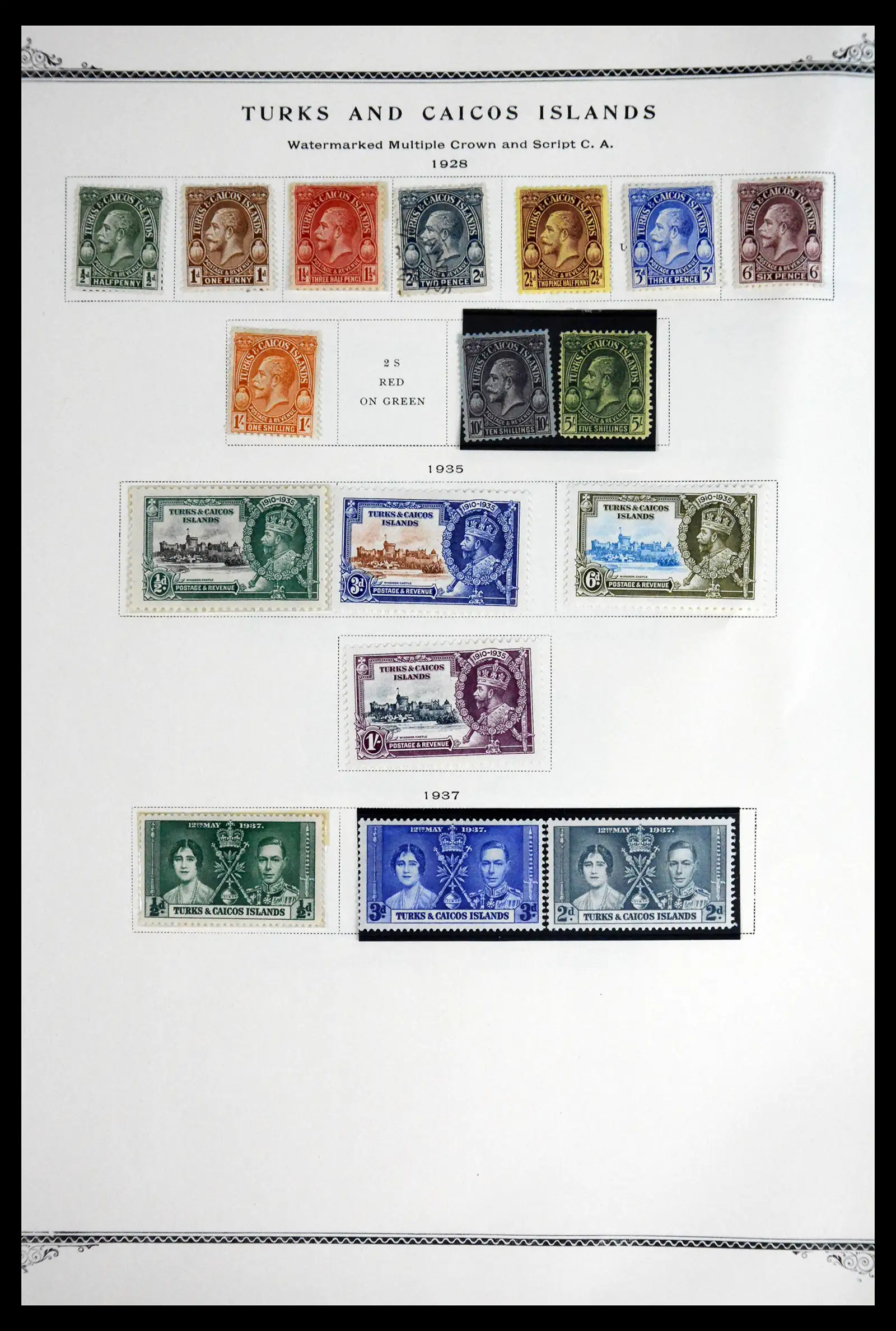 41881 0005 - Postzegelverzameling 41881 Turks and Caicos 1882-1969.