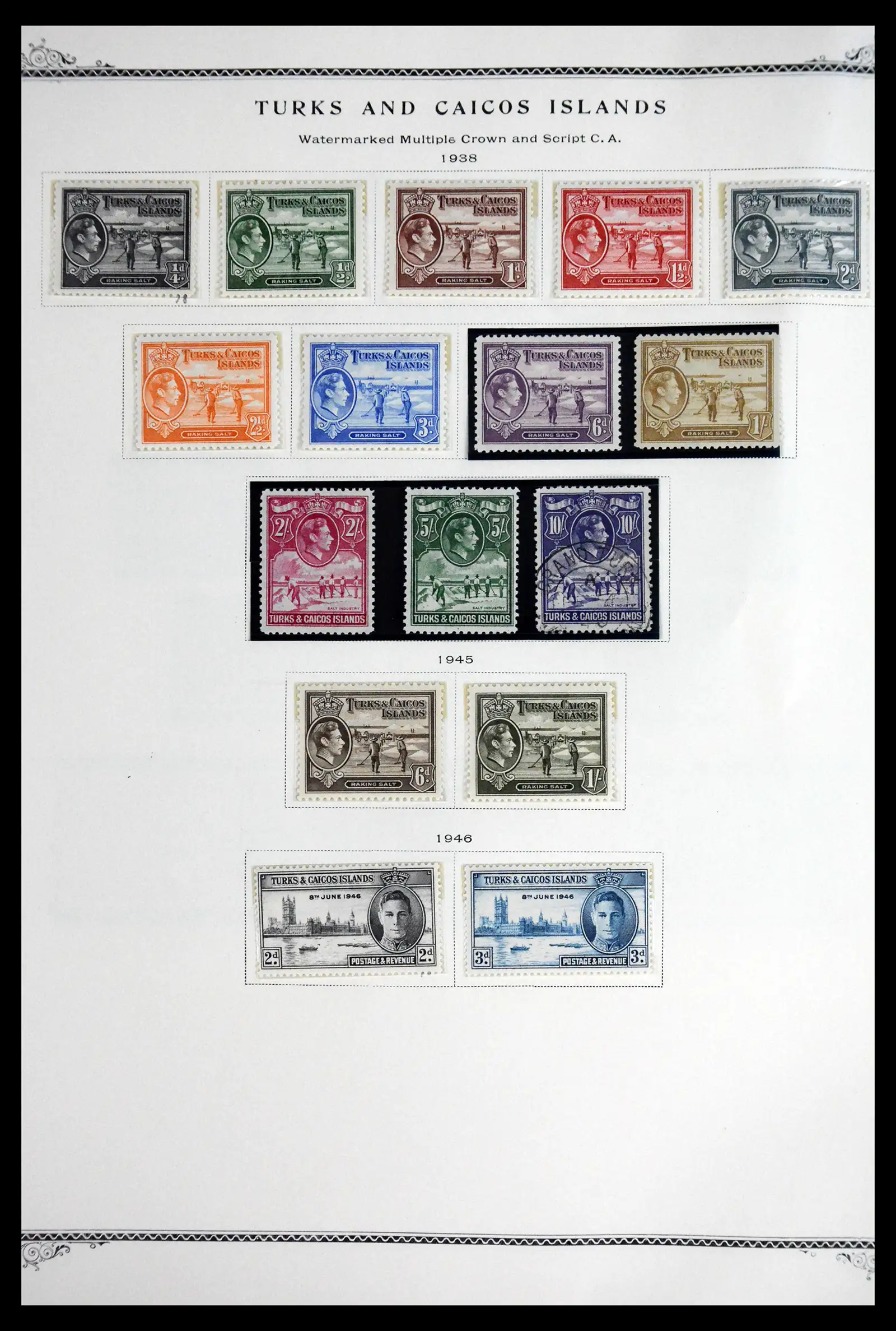 41881 0006 - Postzegelverzameling 41881 Turks and Caicos 1882-1969.