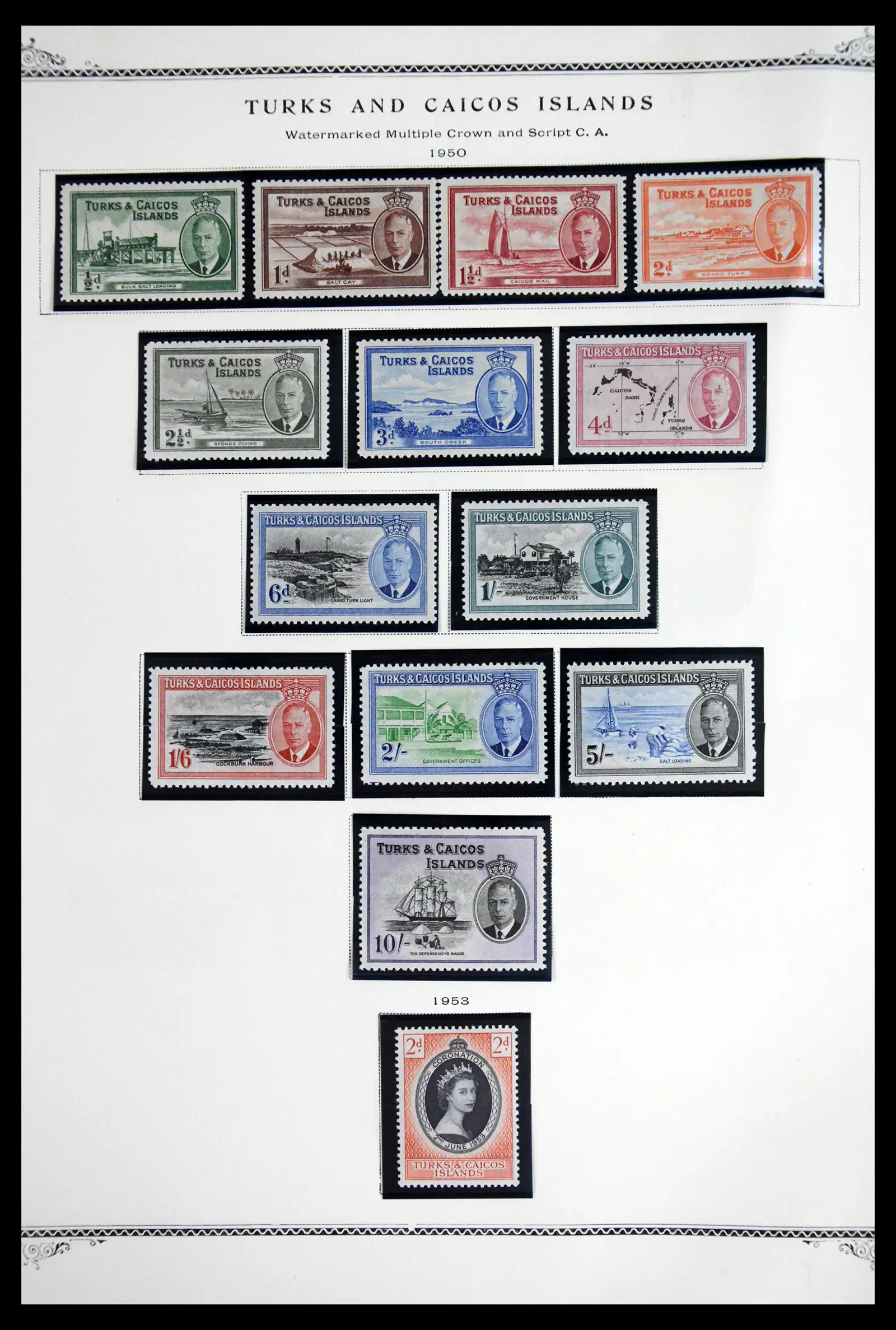 41881 0008 - Postzegelverzameling 41881 Turks and Caicos 1882-1969.