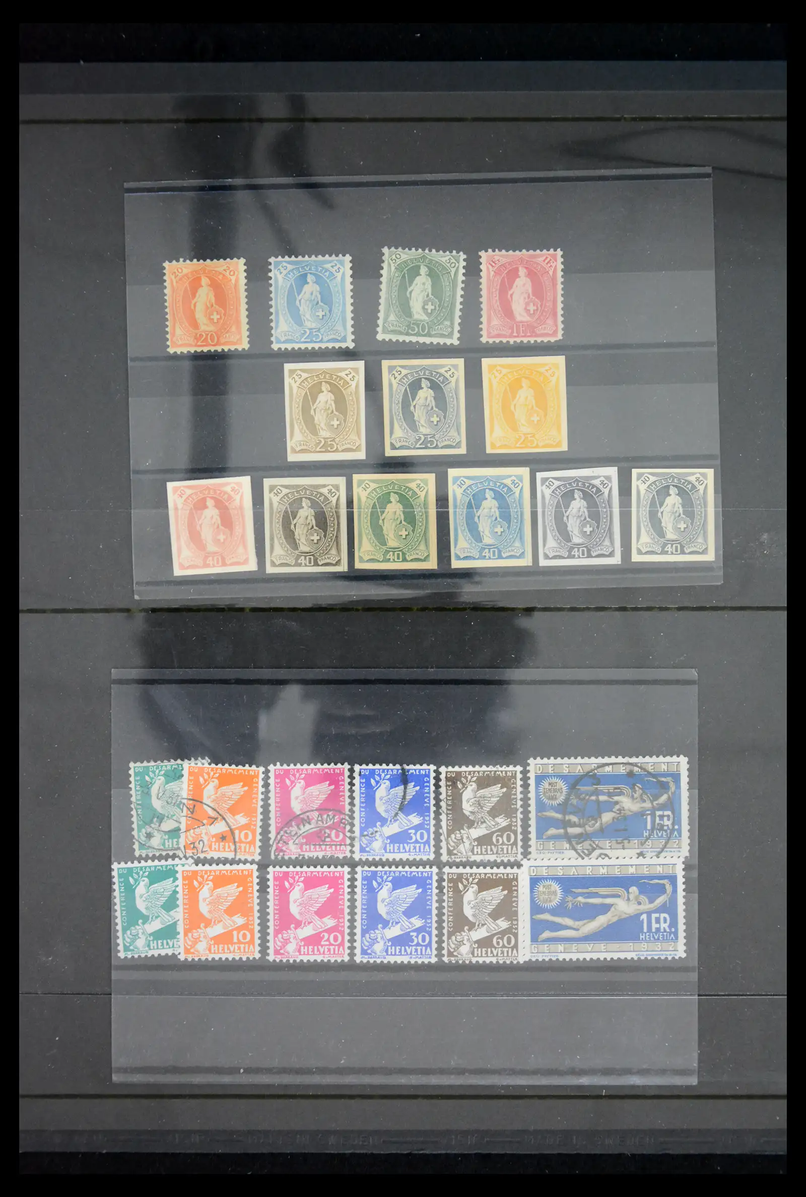 41882 0001 - Postzegelverzameling 41882 Zwitserland betere uitgaven 1882-1038.