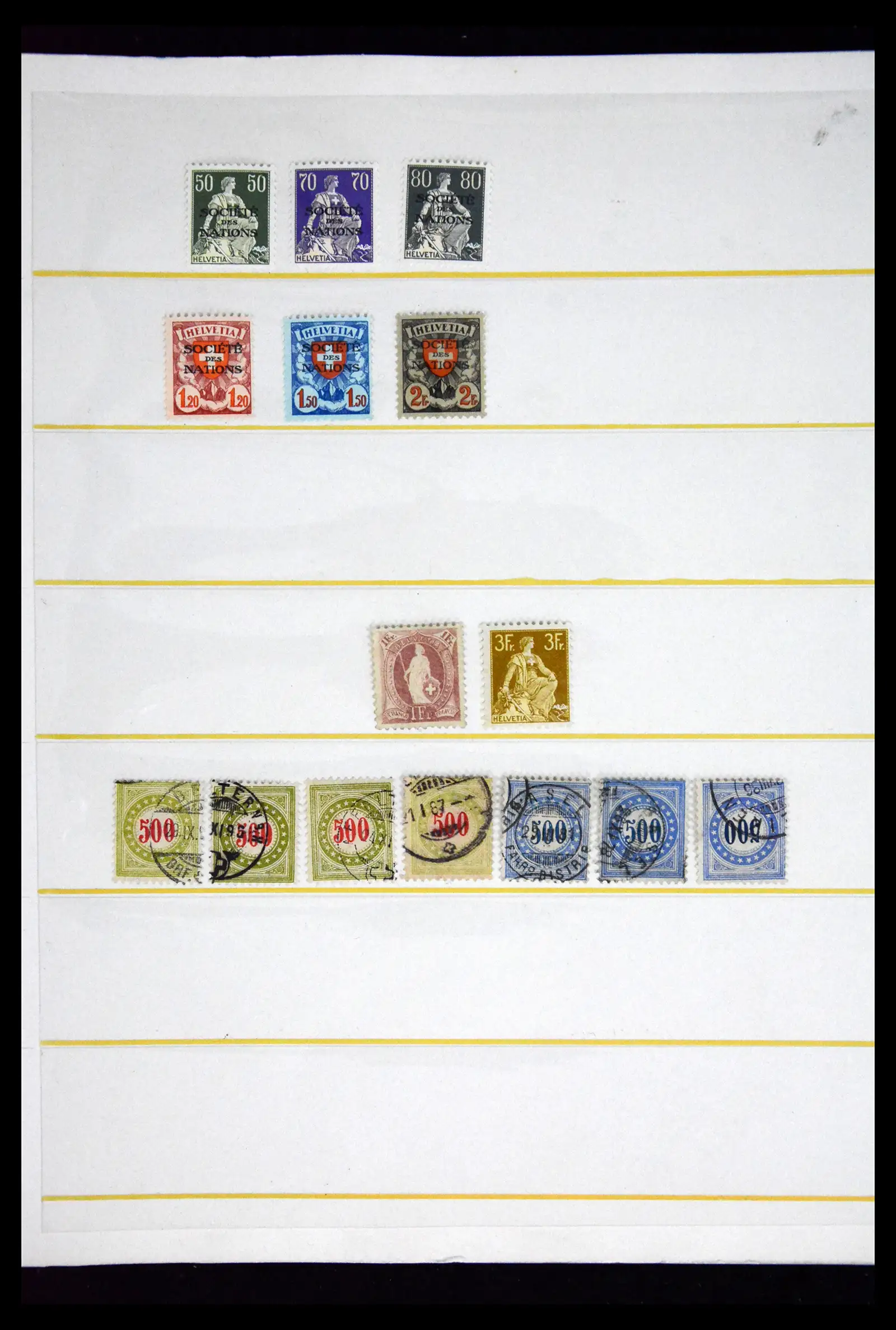 41882 0003 - Postzegelverzameling 41882 Zwitserland betere uitgaven 1882-1038.