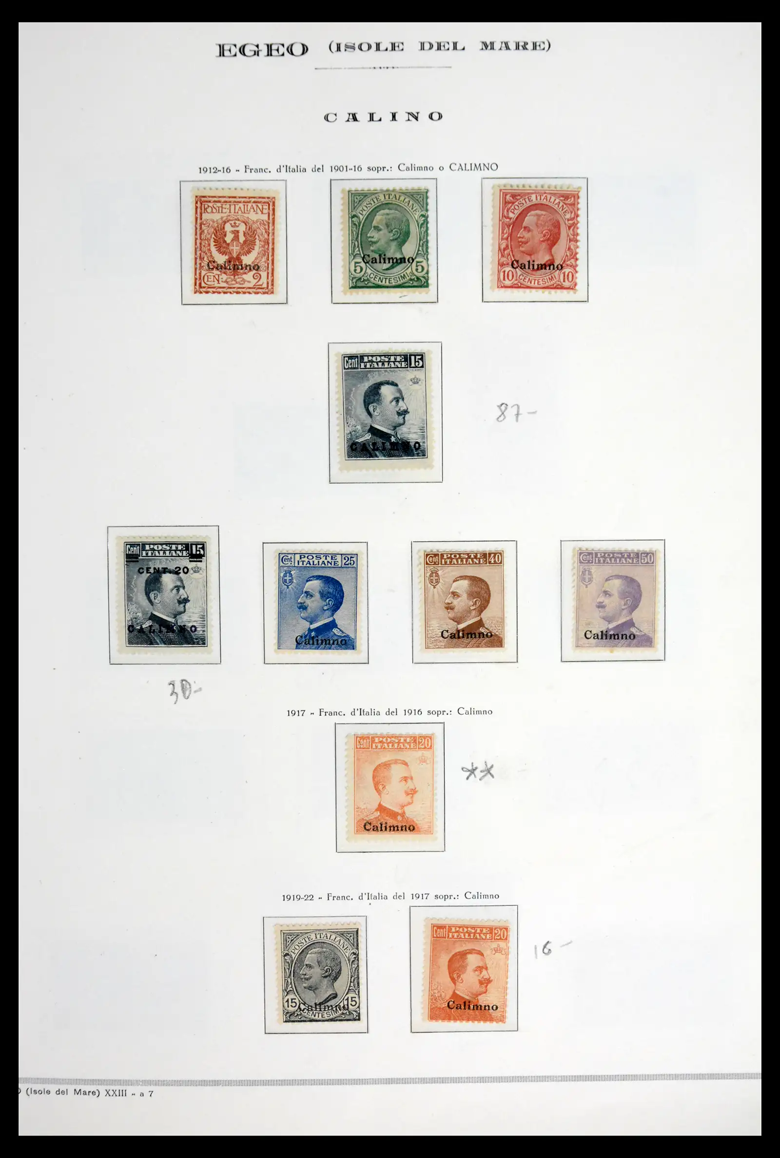 41885 0056 - Stamp collection 41885 Italian Colonies 1893-1941.