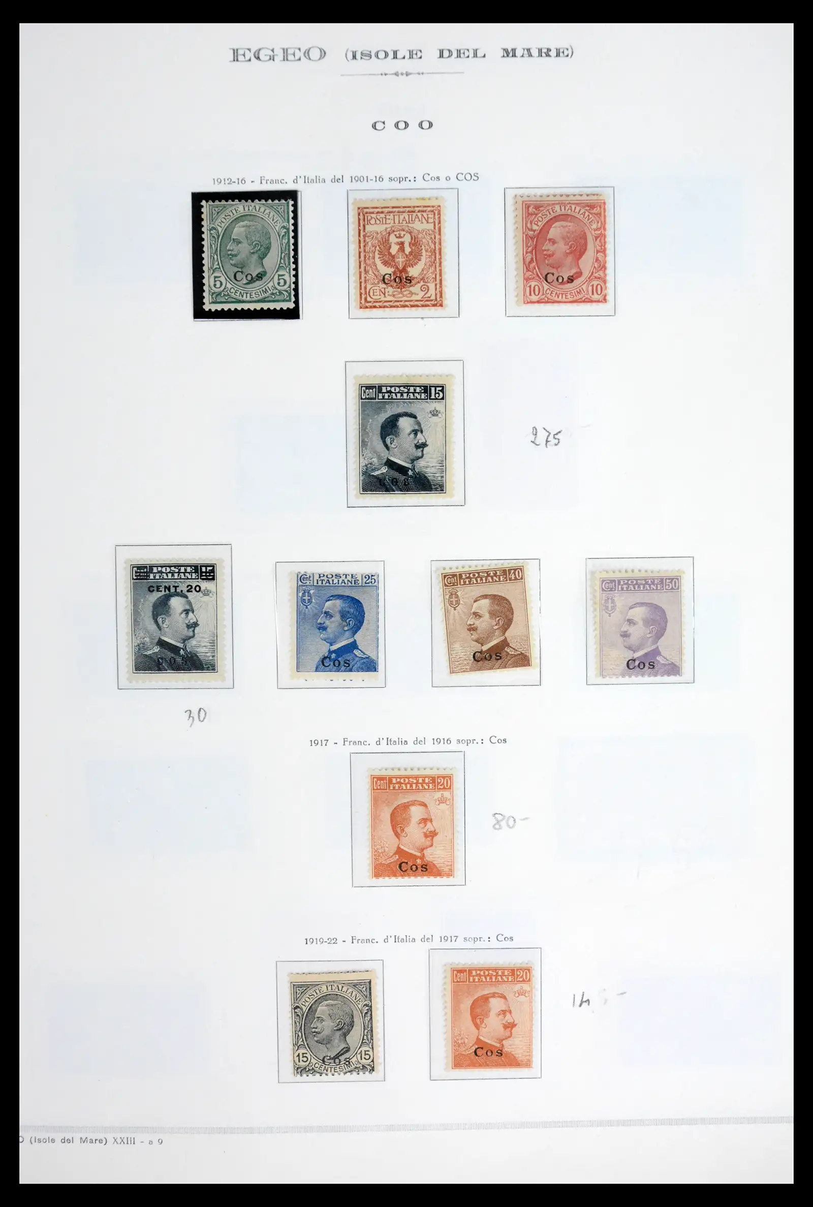 41885 0060 - Stamp collection 41885 Italian Colonies 1893-1941.